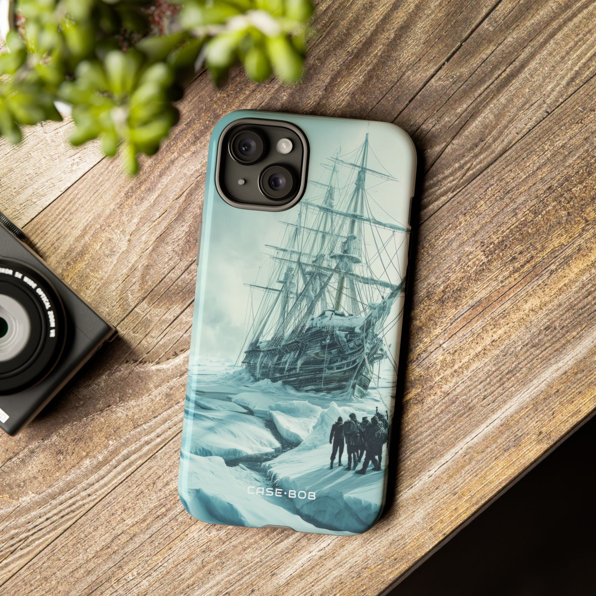 Icebound Ship iPhone 15 Plus Case - Tough
