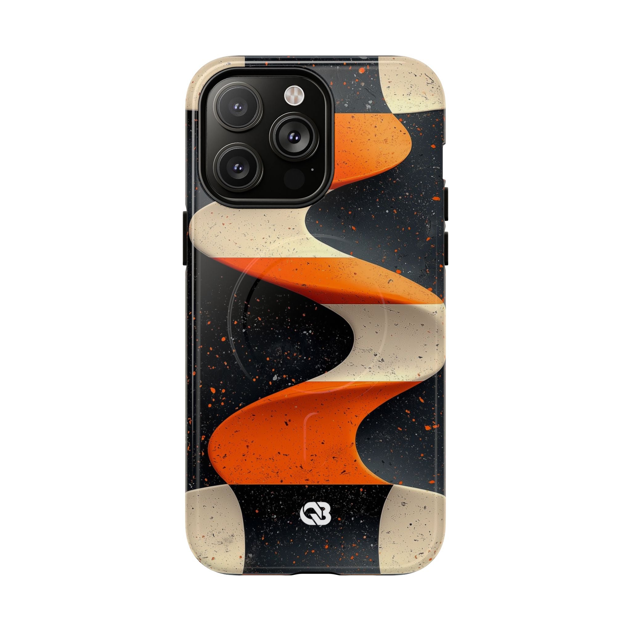Orange Grit Twist · Tough+ Phone Case for iPhone · Magsafe