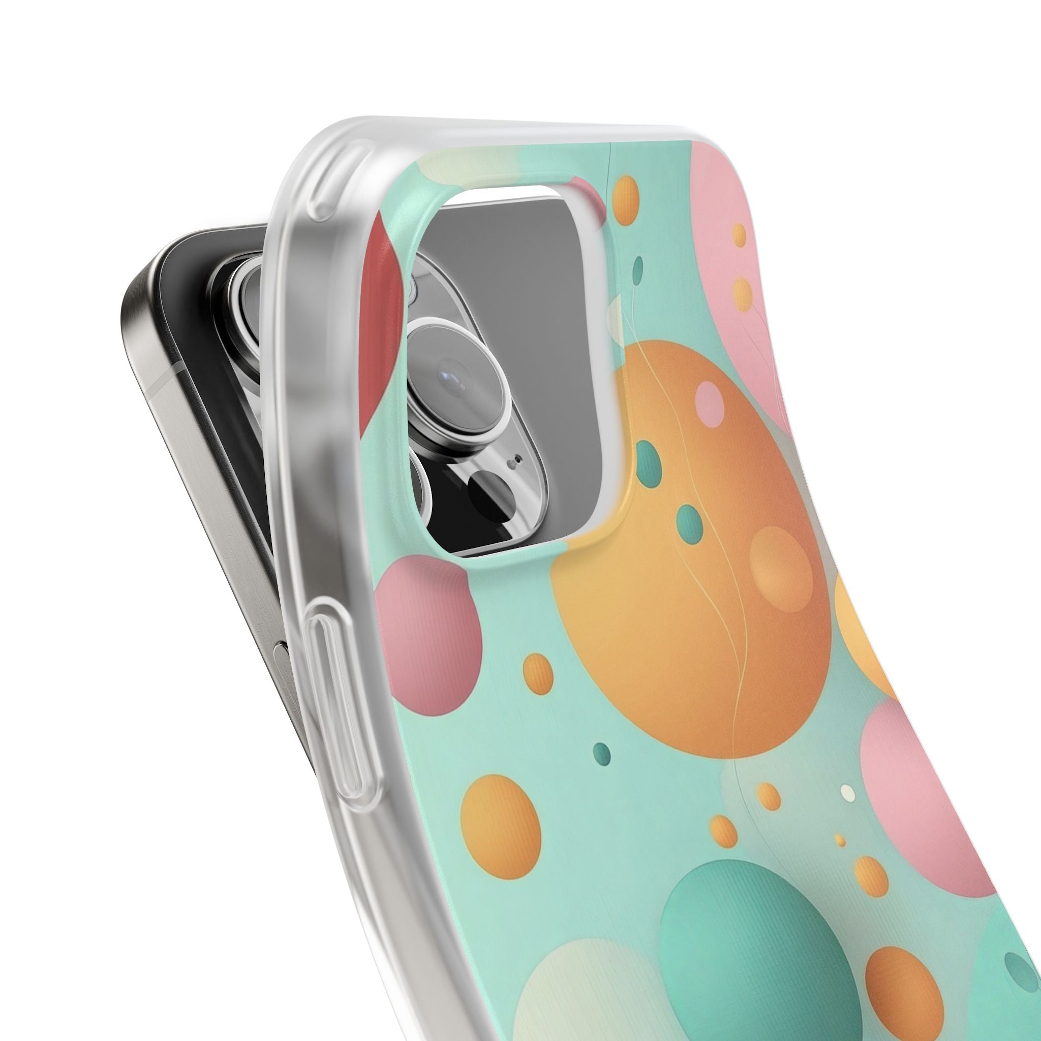 Pastellkreise iPhone 16 Pro Max Case - Soft