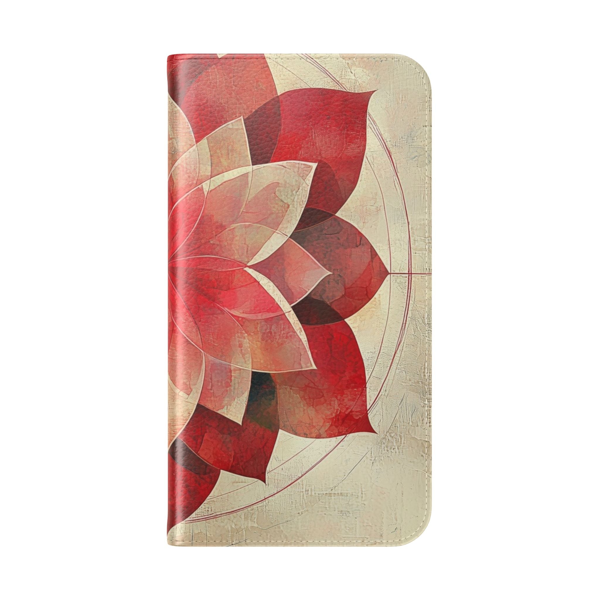 Crimson Bloom - iPhone 15 Pro Max Case - Wallet