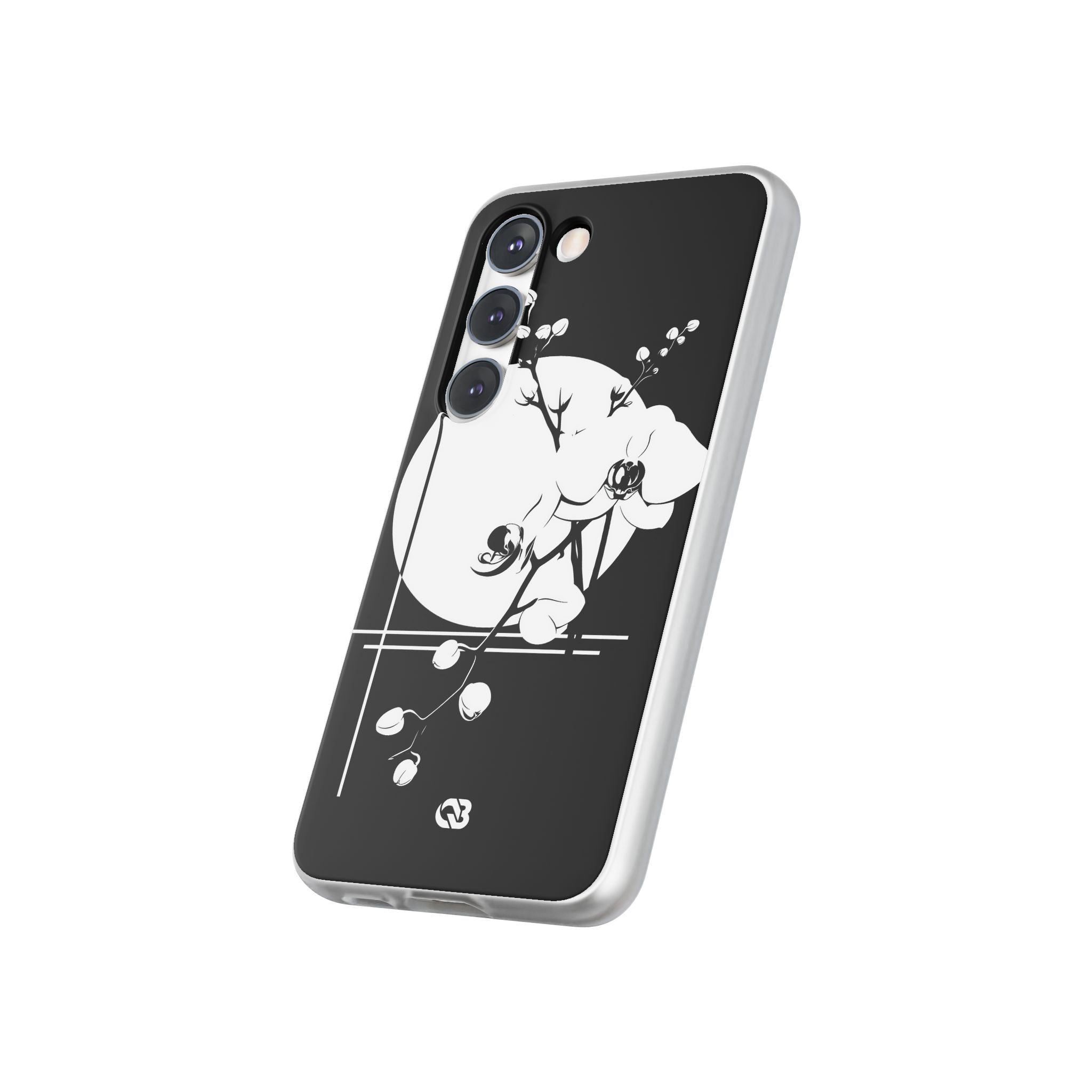Black Lite Phone Case for Samsung - Lunar Orchid Grid