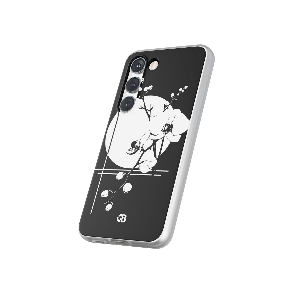 Nocturne Orchid Bloom · Lite Phone Case for Samsung · Black