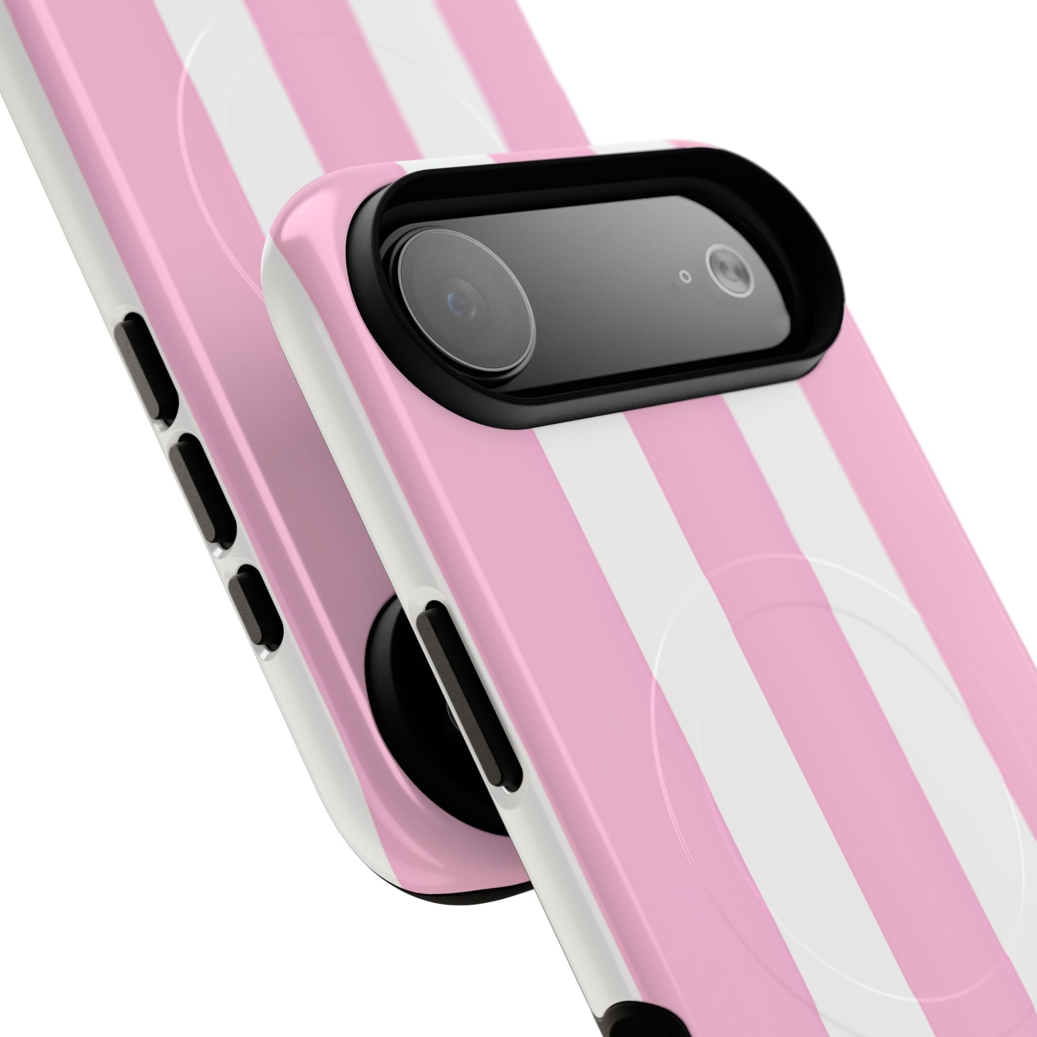 Soft Pink Stripe · Tough+ Magsafe