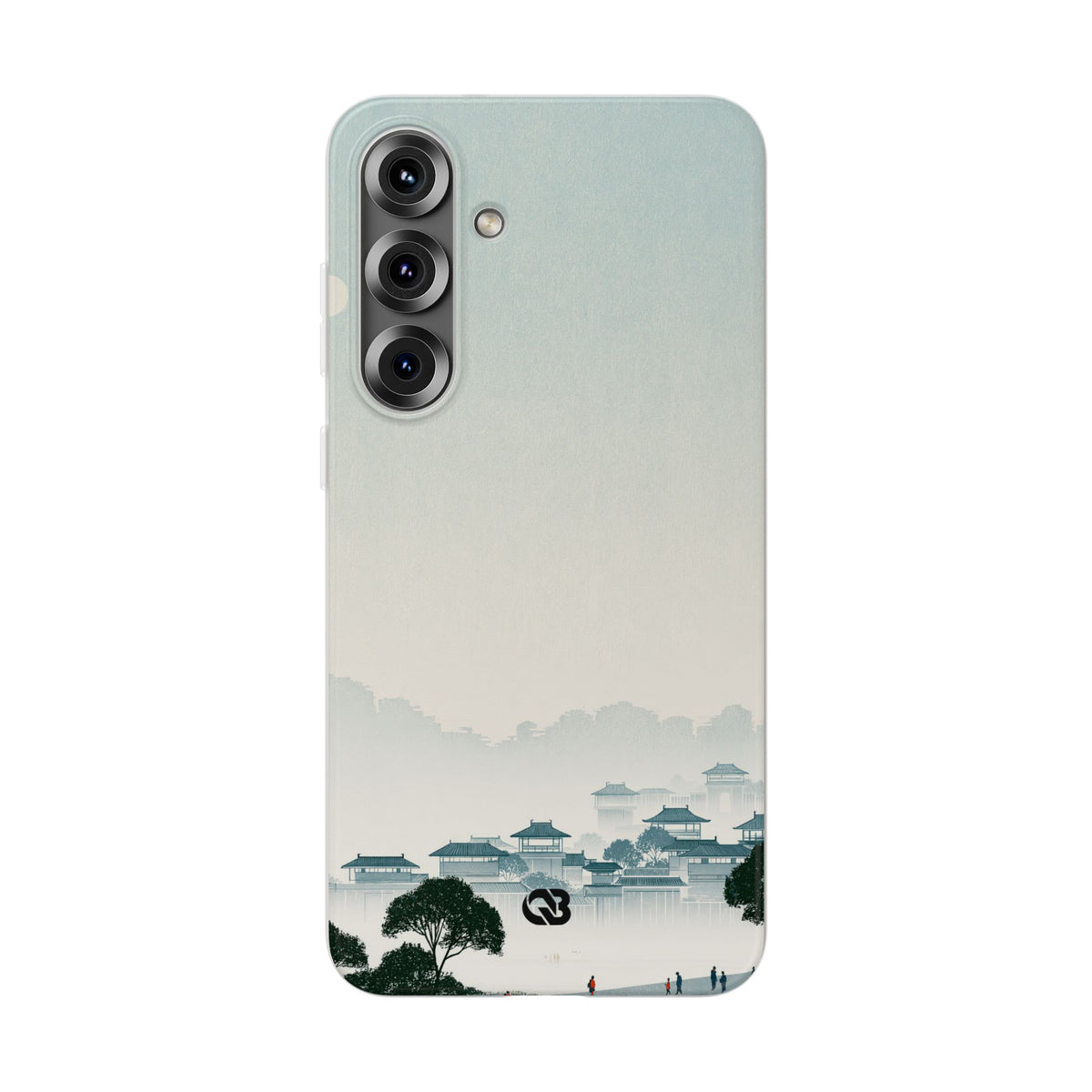 Blue Lite Phone Case for Samsung - Mist Valley Pagoda