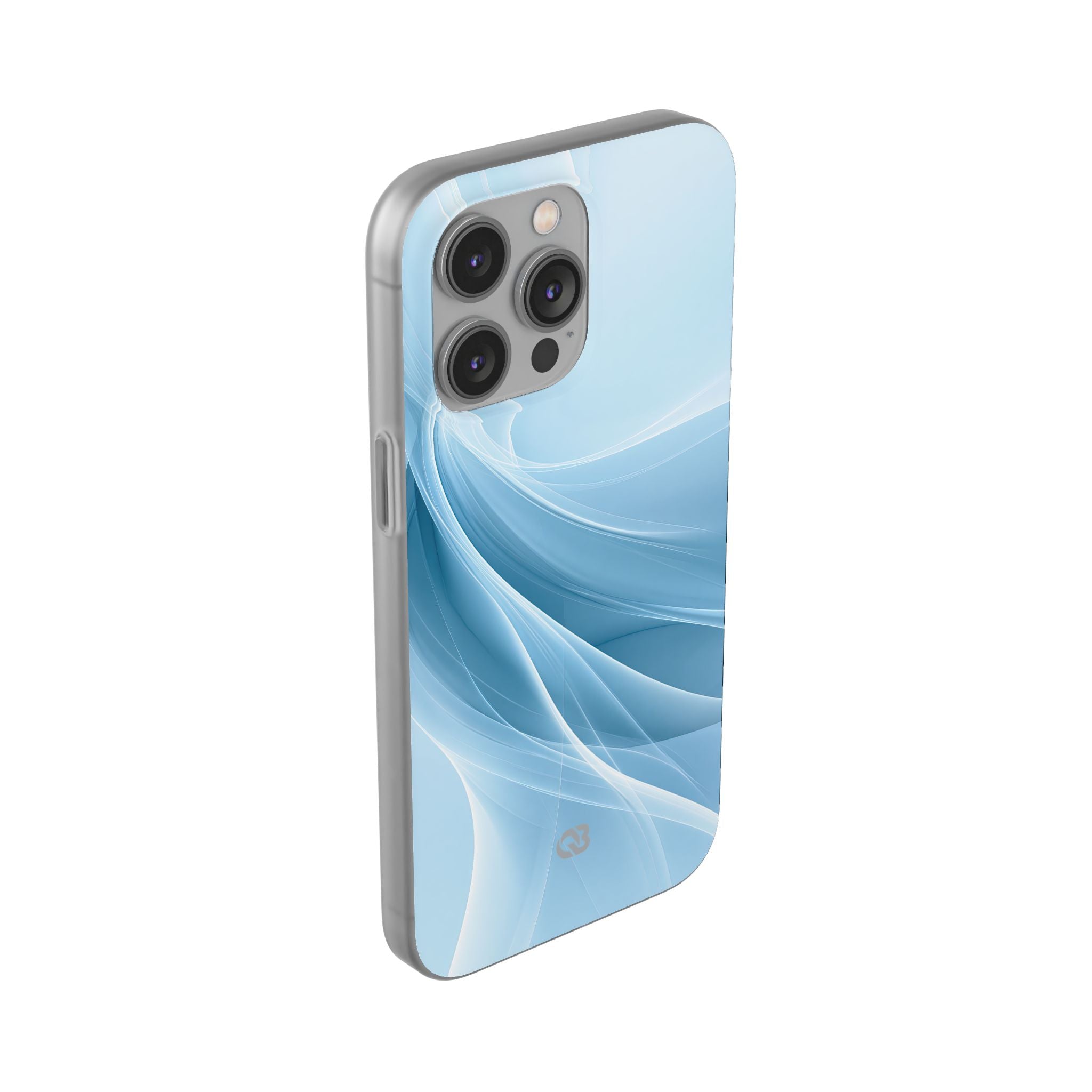 Blue Lite Phone Case for iPhone - Arctic Silk Drift