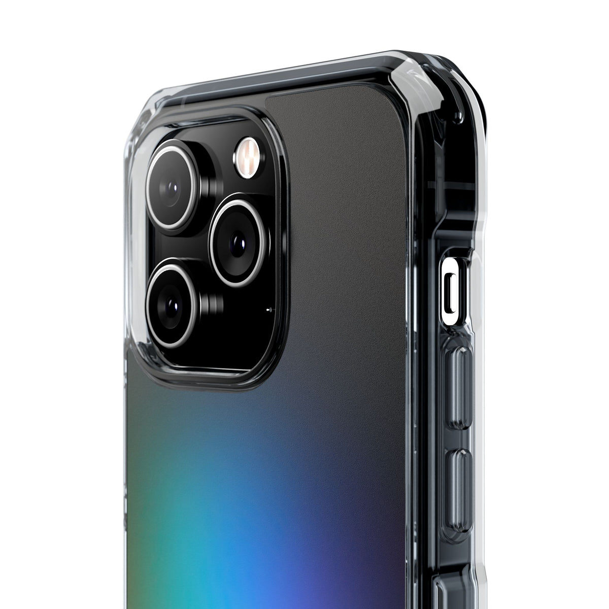 Black Impact MagSafe Phone Case for iPhone - Electric Prism Grain