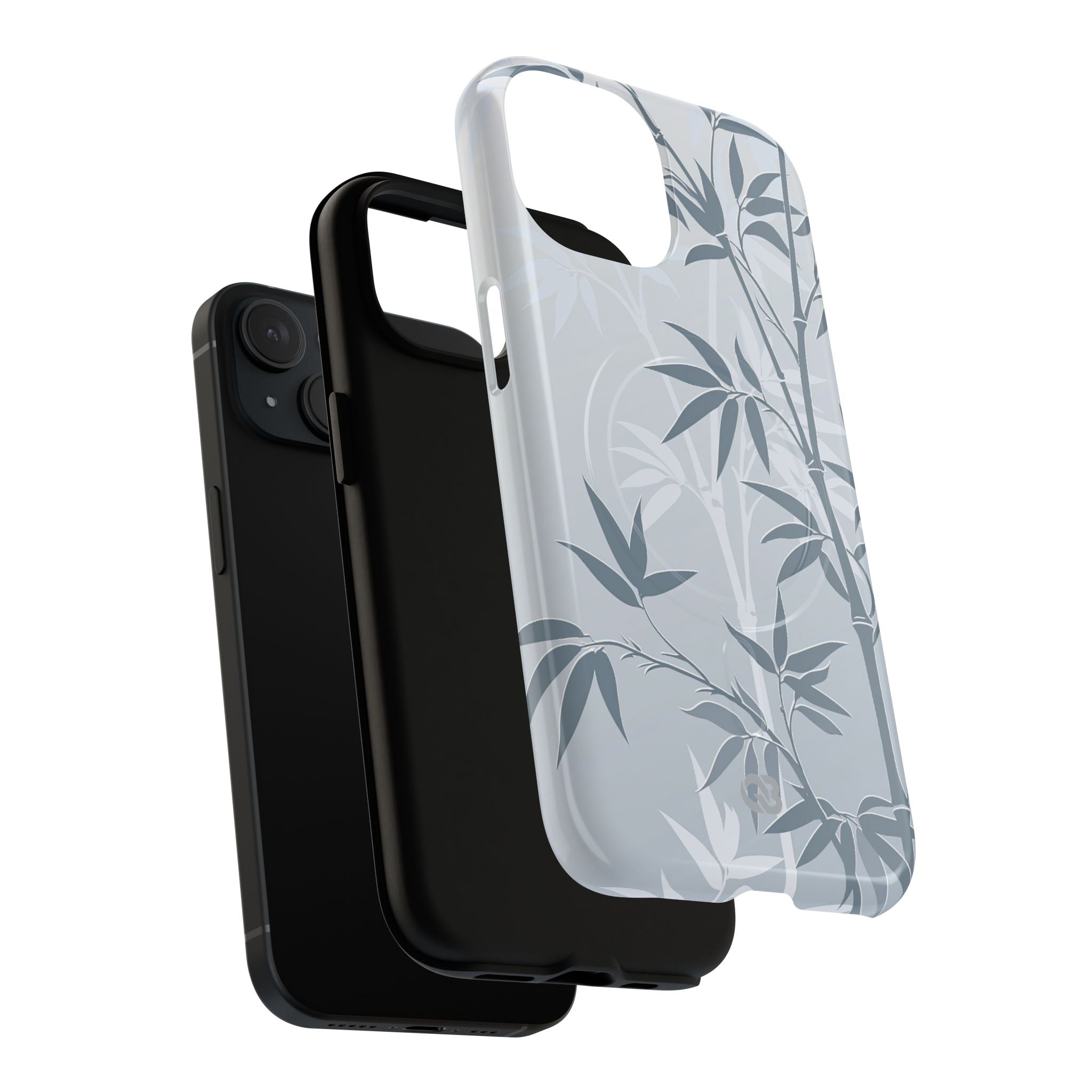 Blue Tough 2.0 Magsafe Phone Case for iPhone - Slate Bamboo Shadow