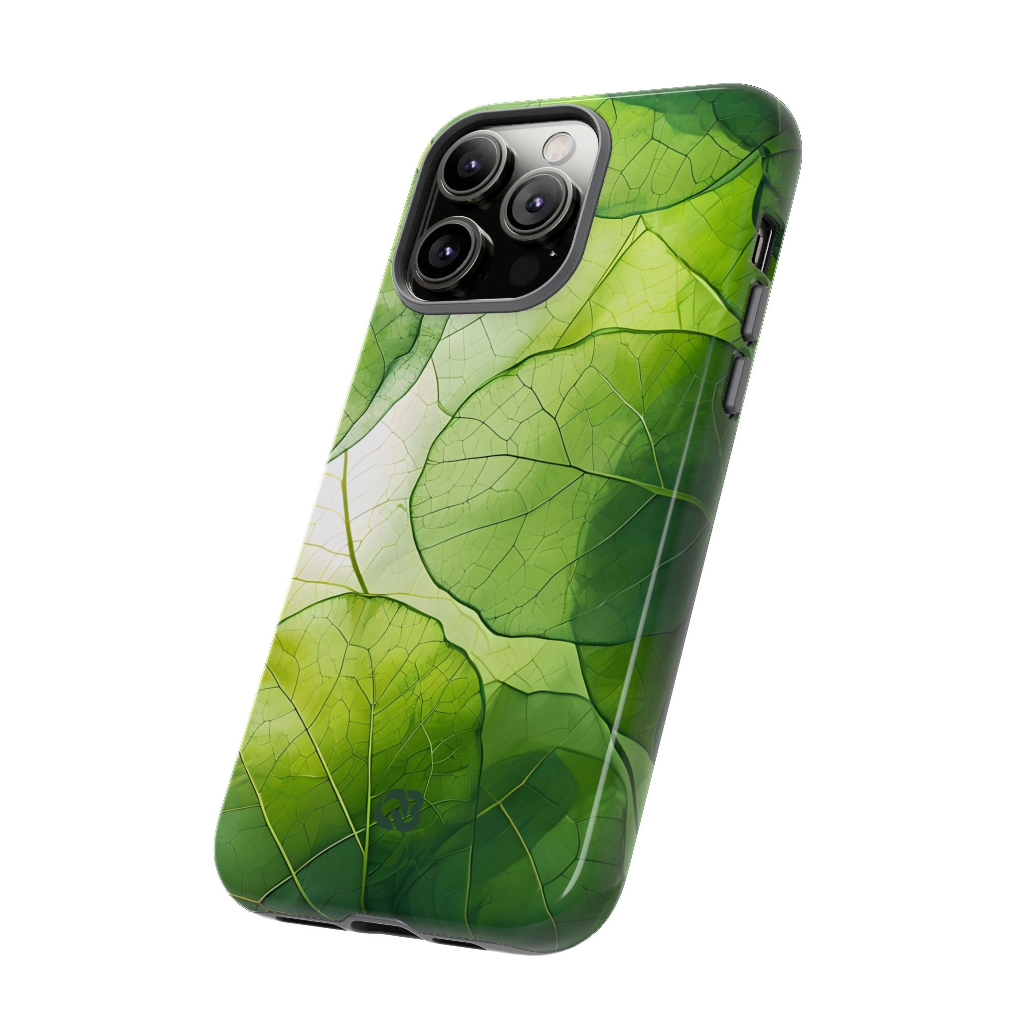 Emerald Leaf Veins · Tough Phone Case for iPhone