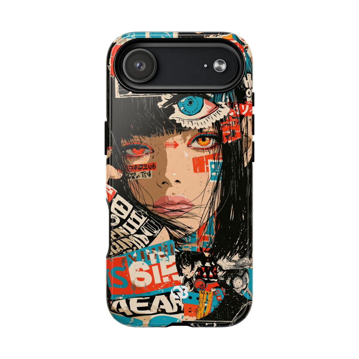 Shibuya Street Collage · Tough 2.0 Magnetic Phone Case for iPhone · Red