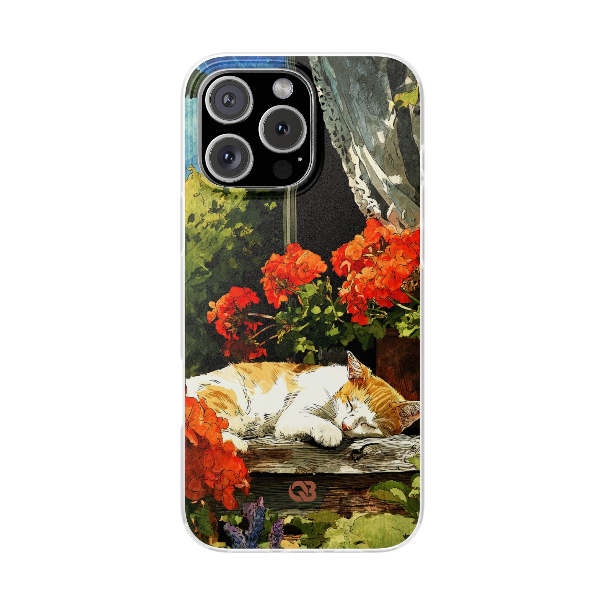 Sleeping Ginger Bloom · Soft Hoesje voor iPhone