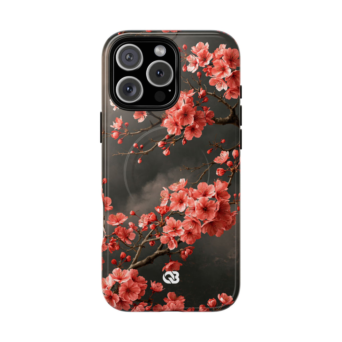 Dark Sakura Nocturne · Tough 2.0 Magnetic Phone Case for iPhone · Black