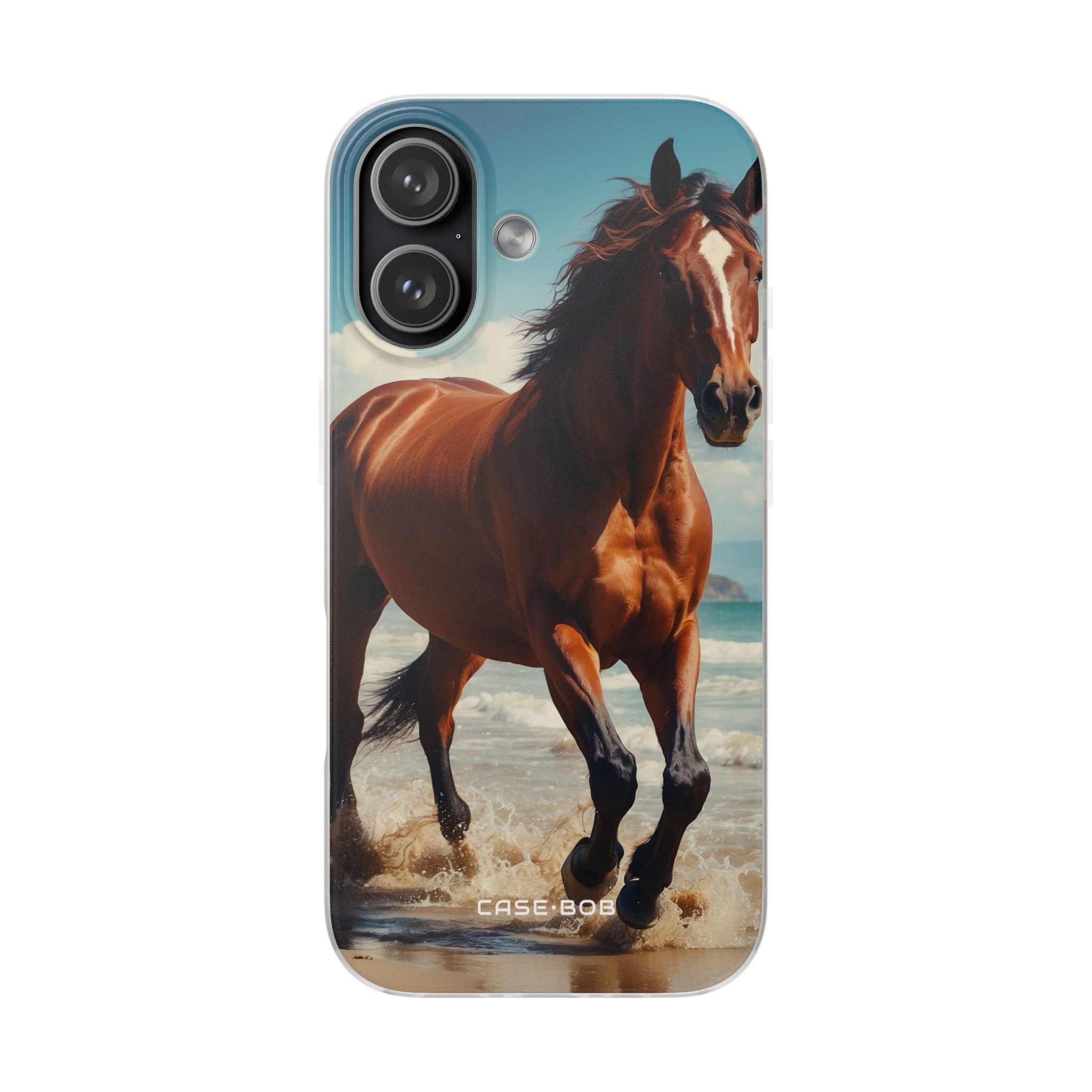 Blazing Horse iPhone 17 Case - Soft - CASE•BOB