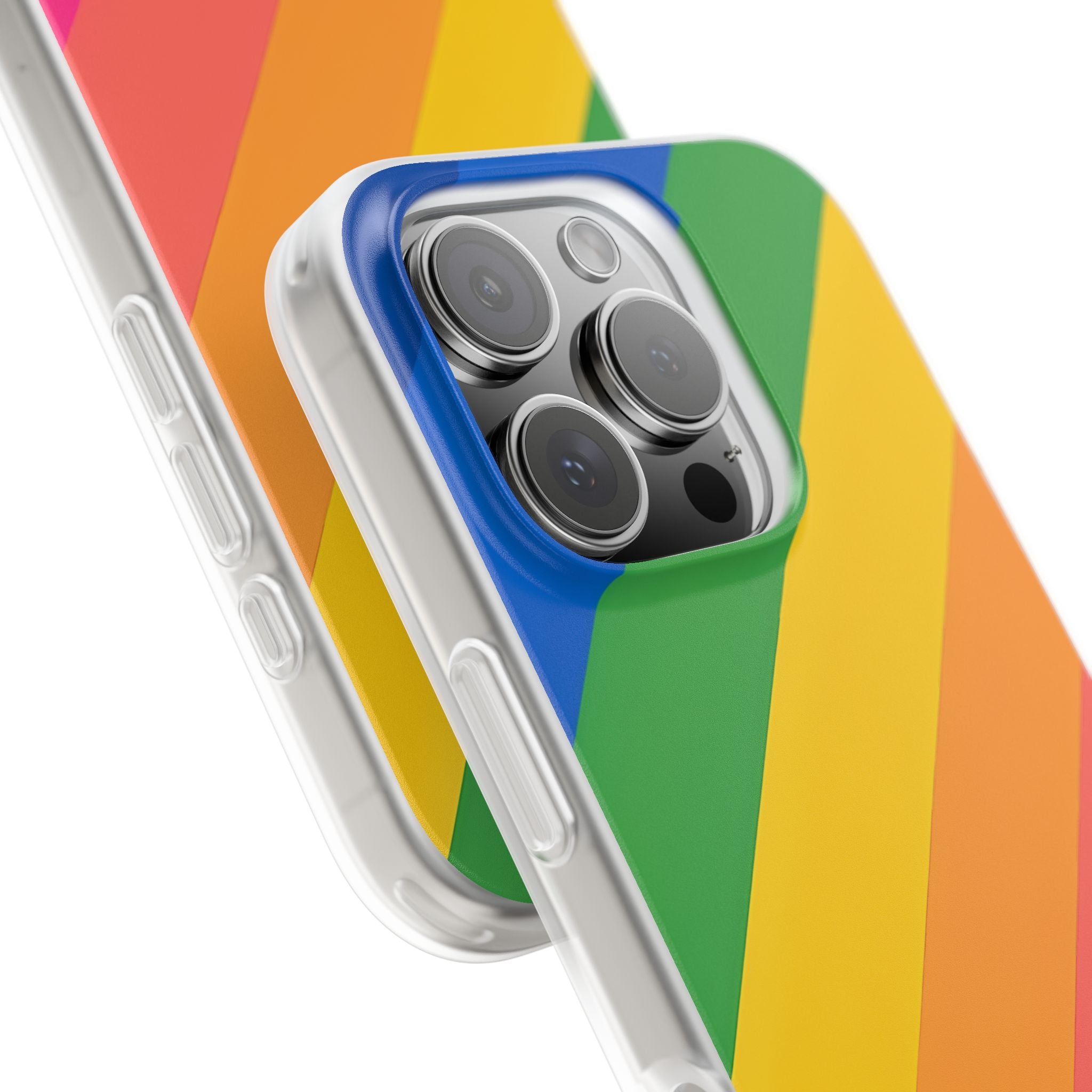 Vibrant Spectrum Slope · Soft Phone Case for iPhone