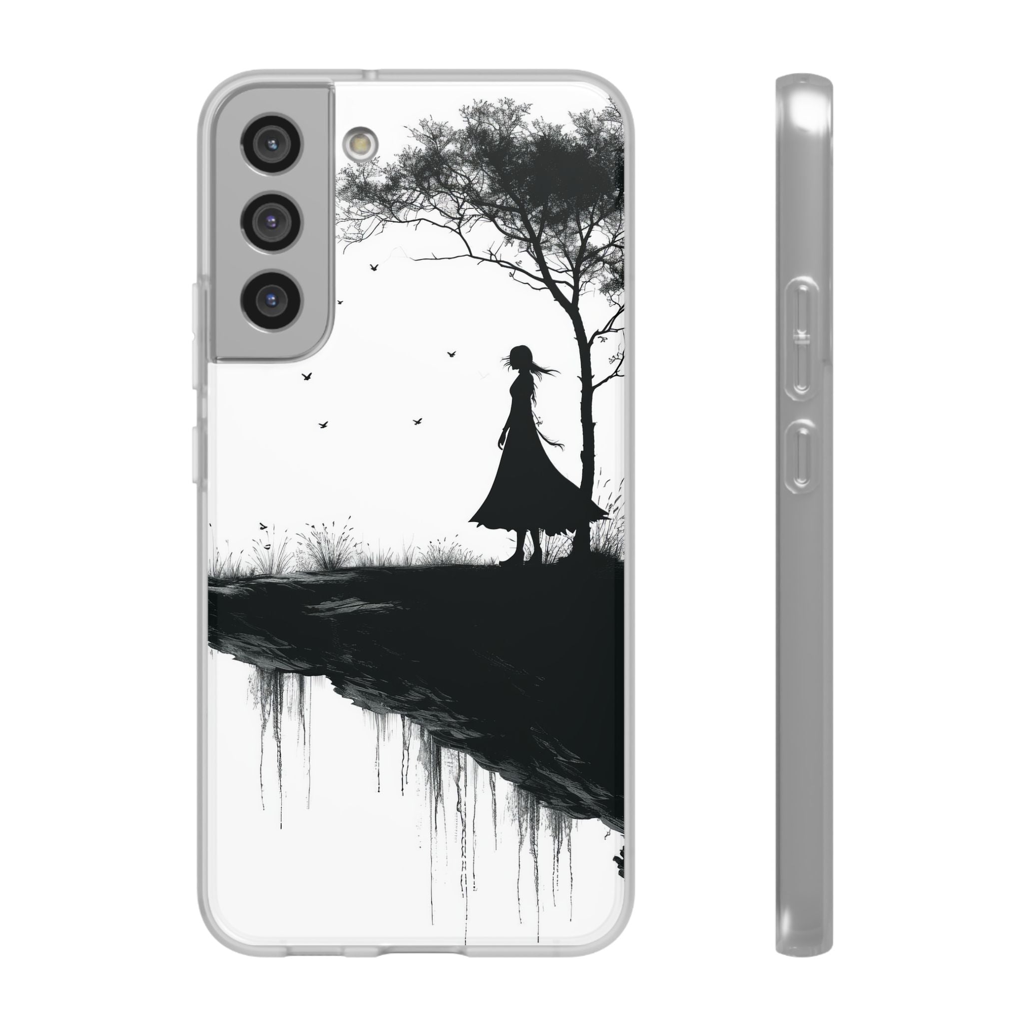 Cliffside Silhouette Samsung S22 Plus Case - Soft
