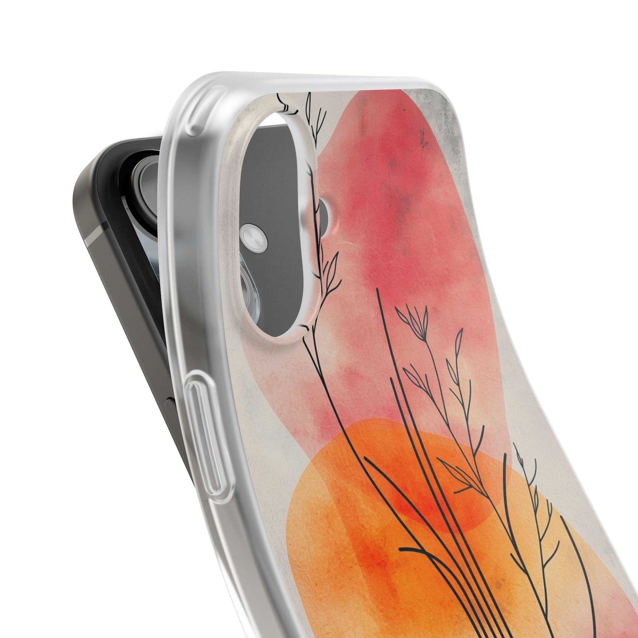 Crimson Bloom Lineage · Soft Phone Case for iPhone