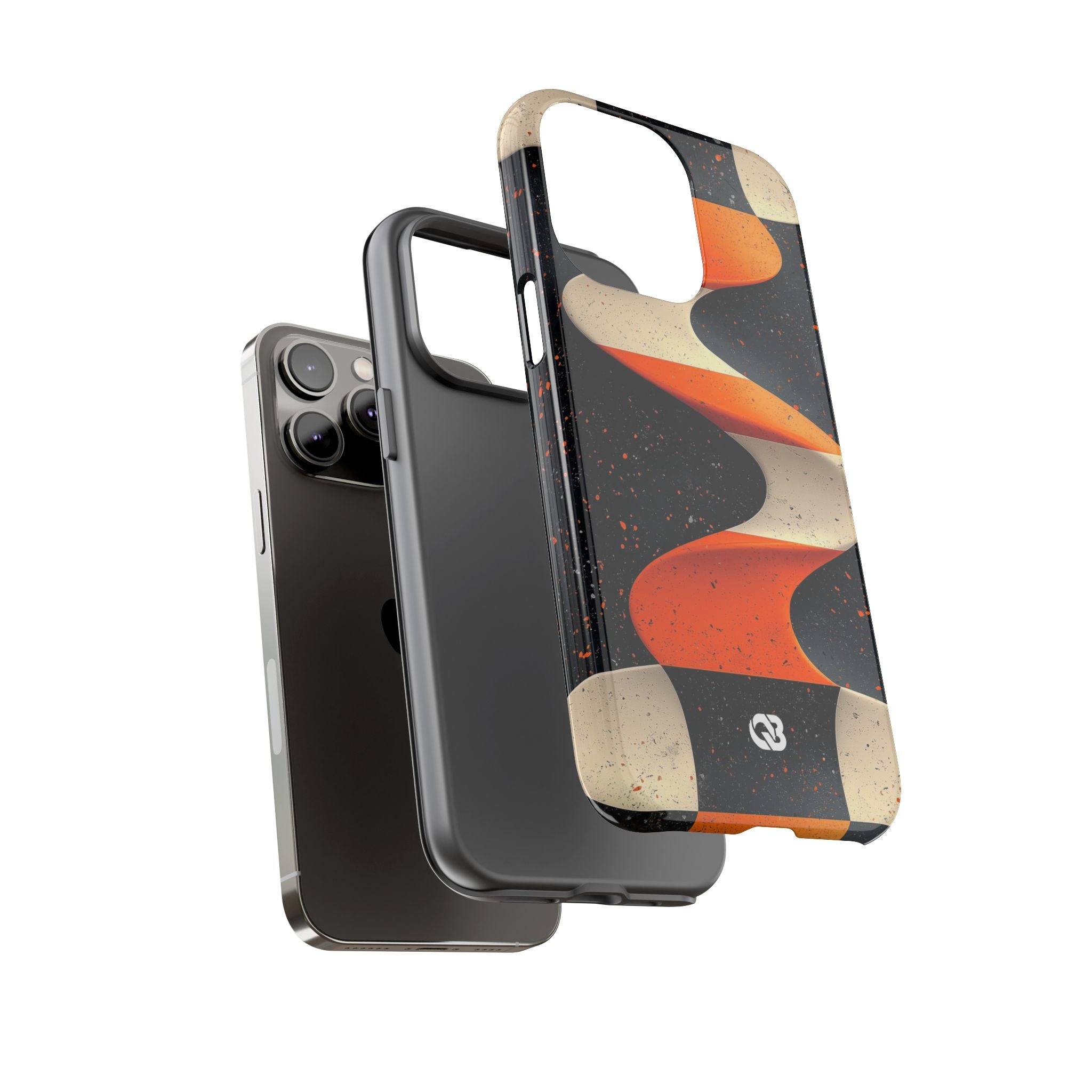 Orange Grit Twist · Tough Phone Case for iPhone