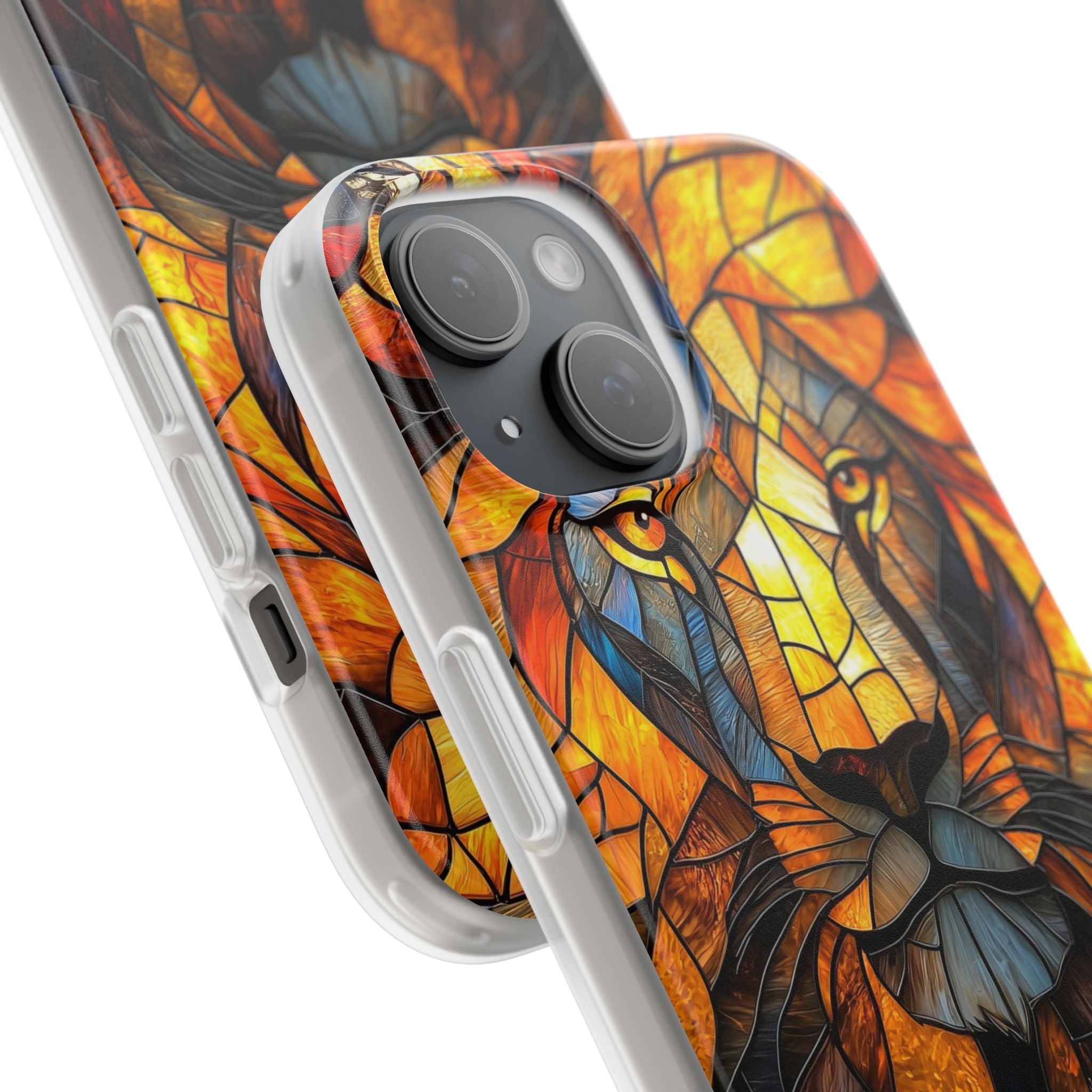 Lion Radiance iPhone 15 Case - Soft