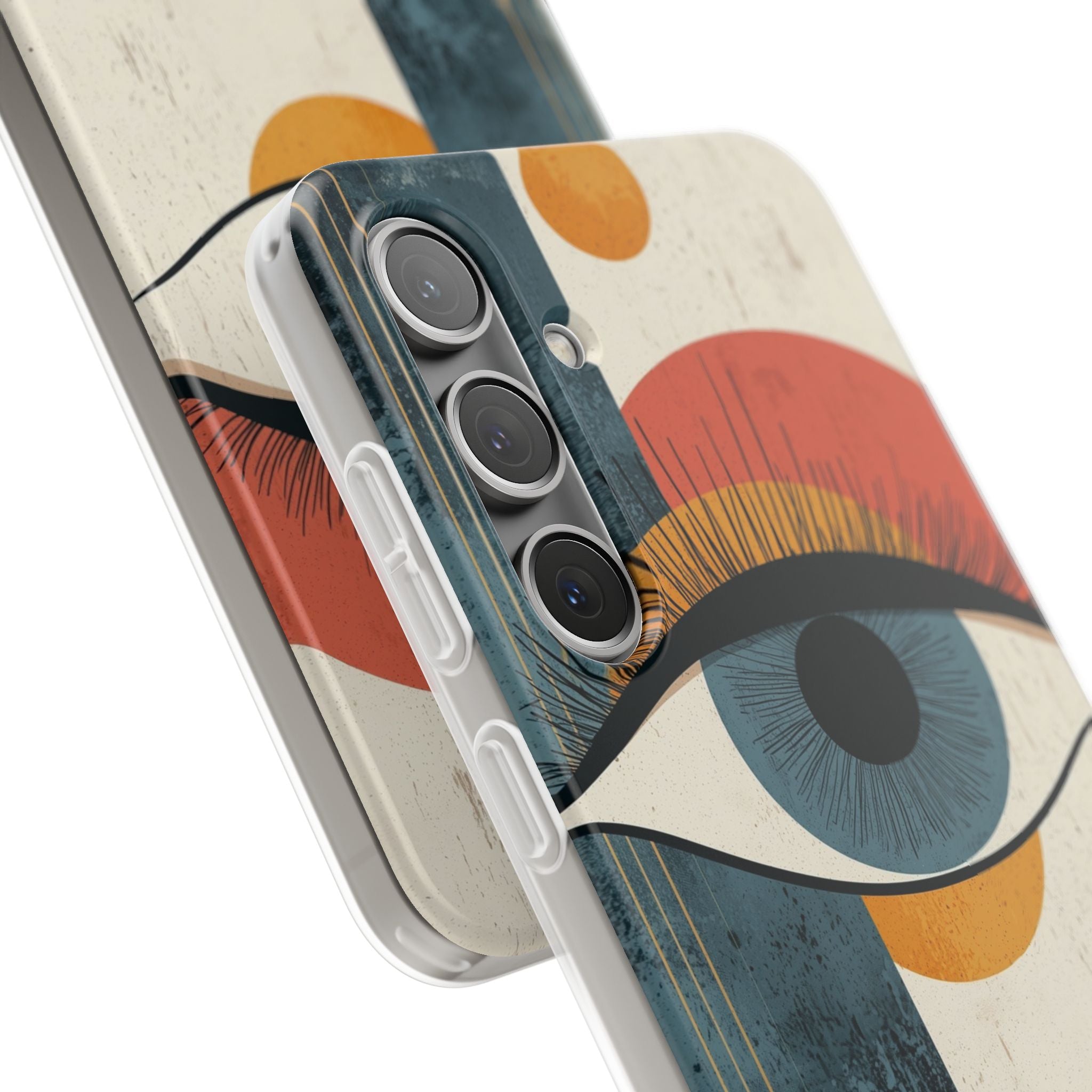 Distressed Azure Ocular · Soft Handyhülle für Samsung