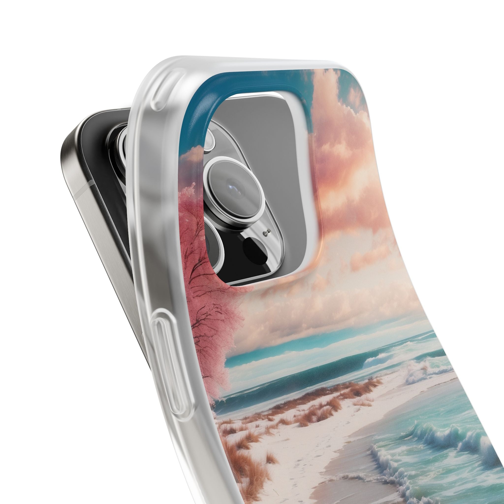 Pink Tree Breeze iPhone 16 Pro Case - Soft