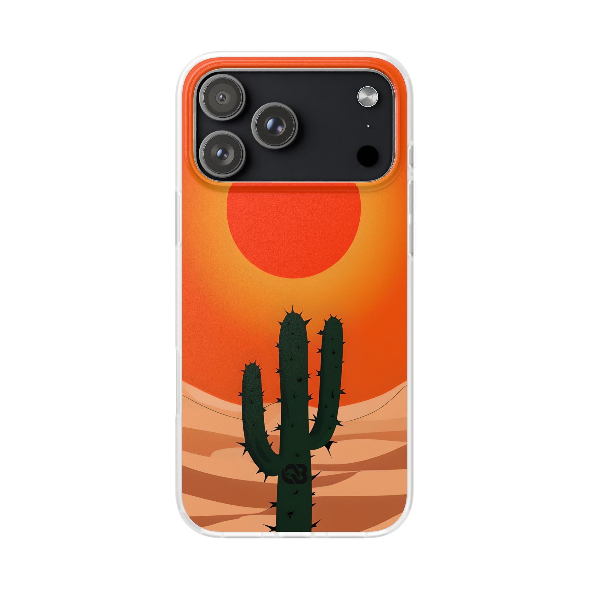 Scorched Saguaro Sunset · Soft Phone Case for iPhone