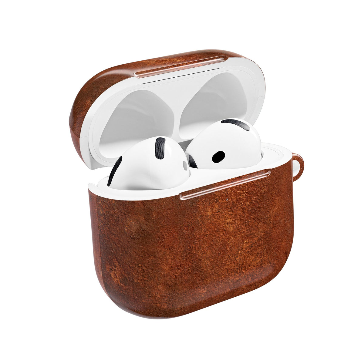Oxidized Corten · Hard Case for AirPods & AirPods Pro · Brown