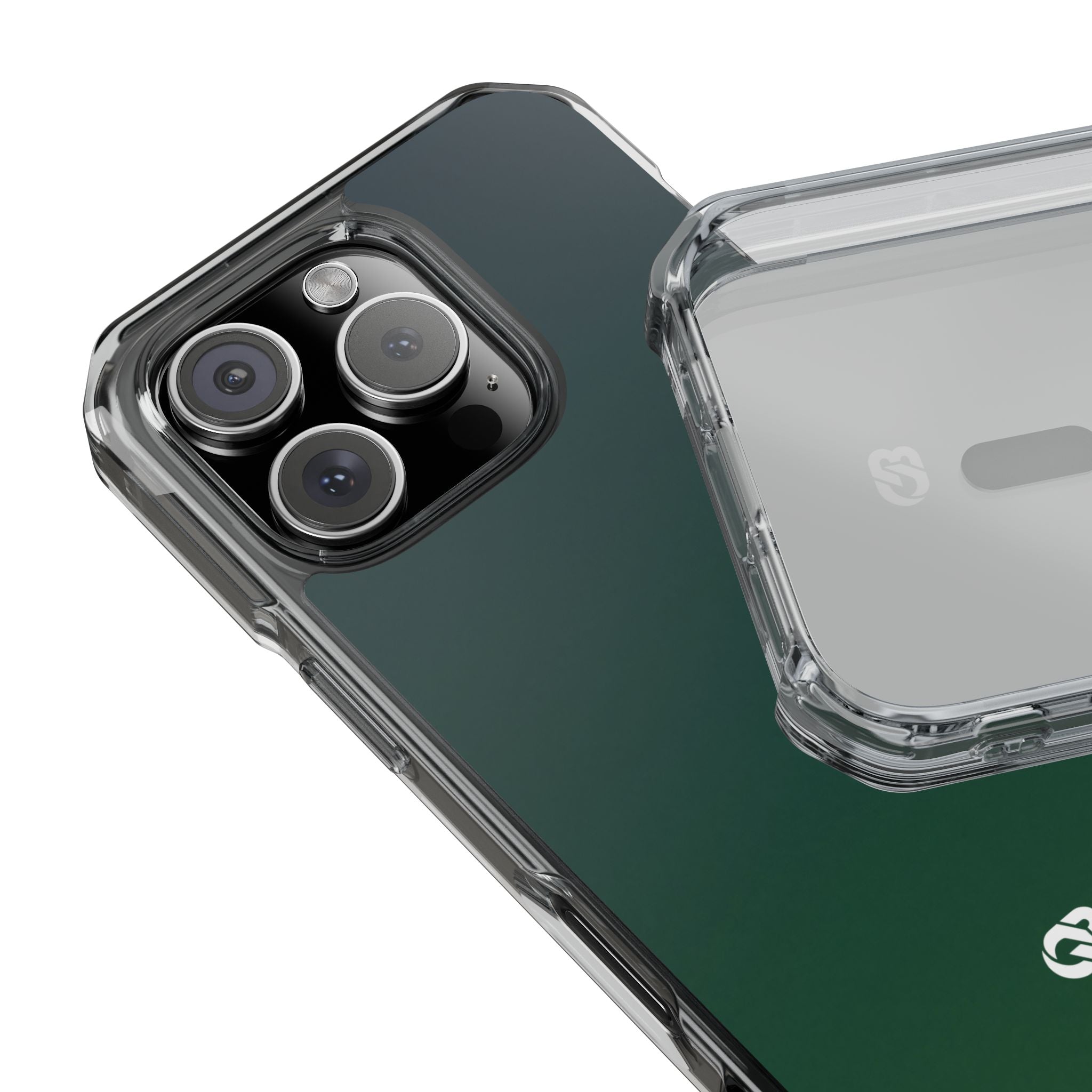 Green Impact MagSafe Phone Case for iPhone - Midnight Pine Horizon