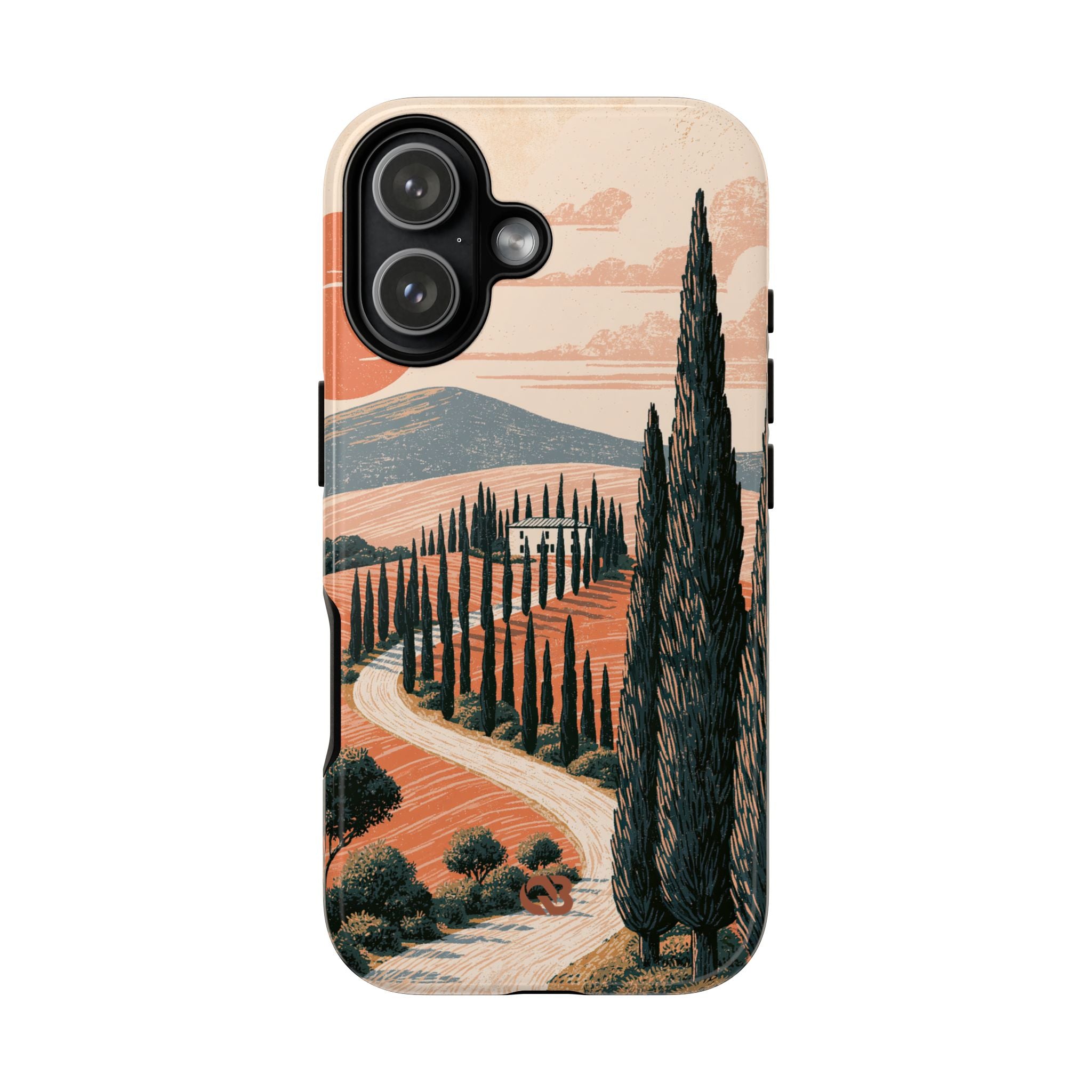 Orange Tough Phone Case for iPhone - Terracotta Ridge Trail