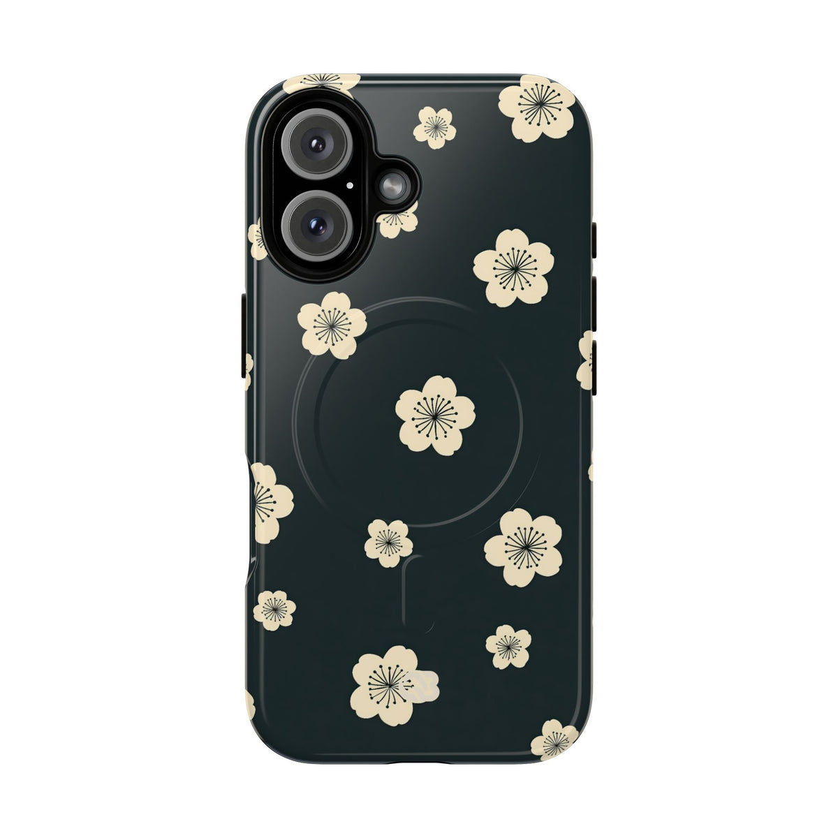 Midnight Sakura Bloom · Tough 2.0 Magnetic Phone Case for iPhone · Black