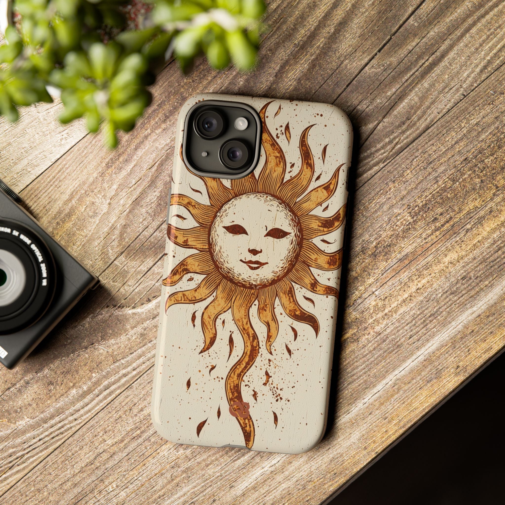 Rustic Solar Mask · Tough Phone Case for iPhone