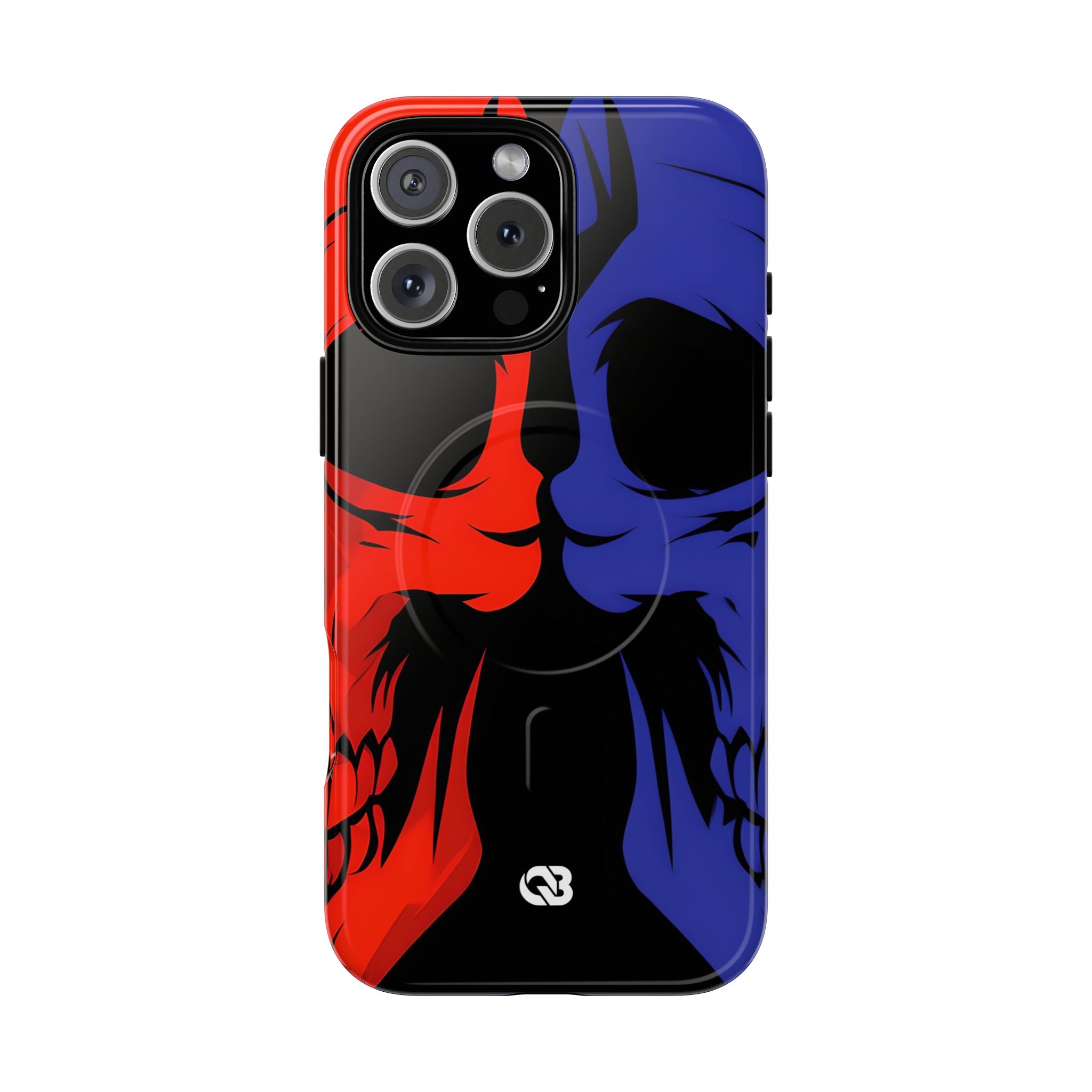 Crimson Cobalt Skulls · Tough+ Phone Case for iPhone · Magsafe