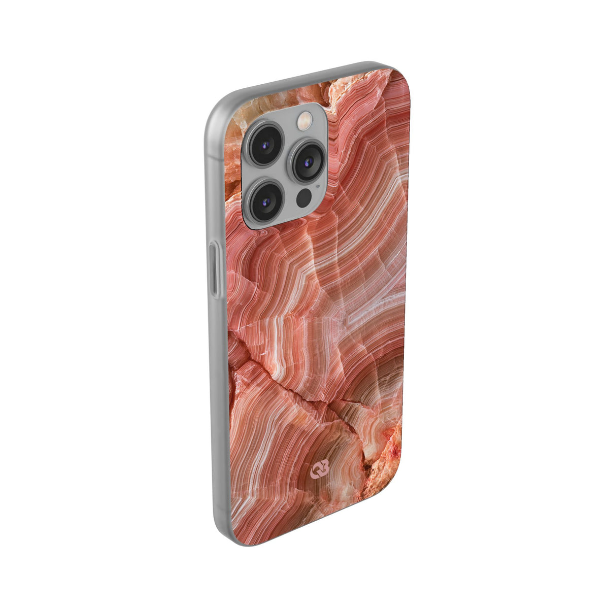 Blushing Rose Strata · Lite Phone Case for iPhone · Pink