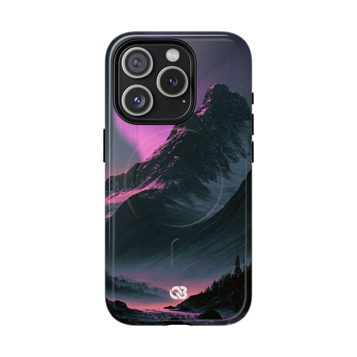 Arctic Aurora Summit · Tough 2.0 Magnetic Phone Case for iPhone · Black