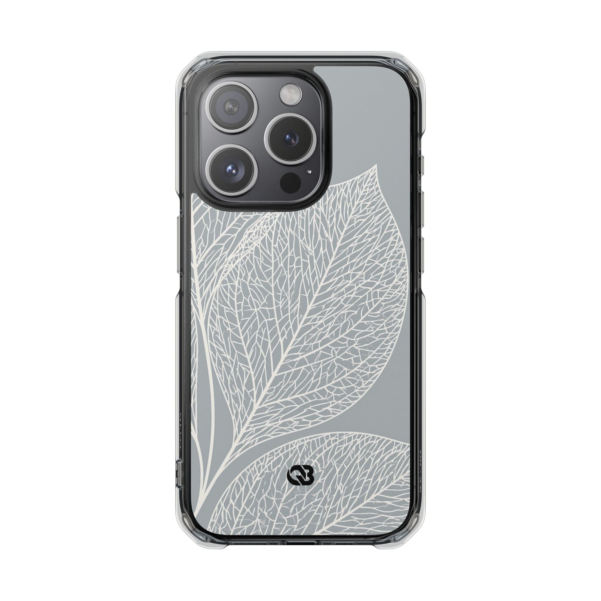 Grey Impact MagSafe Phone Case for iPhone - Frosted Ash Veins