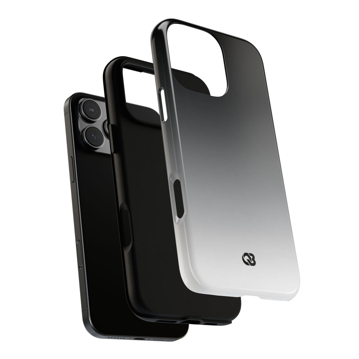 Noir Ombre Fade · Tough Phone Case for iPhone · Black