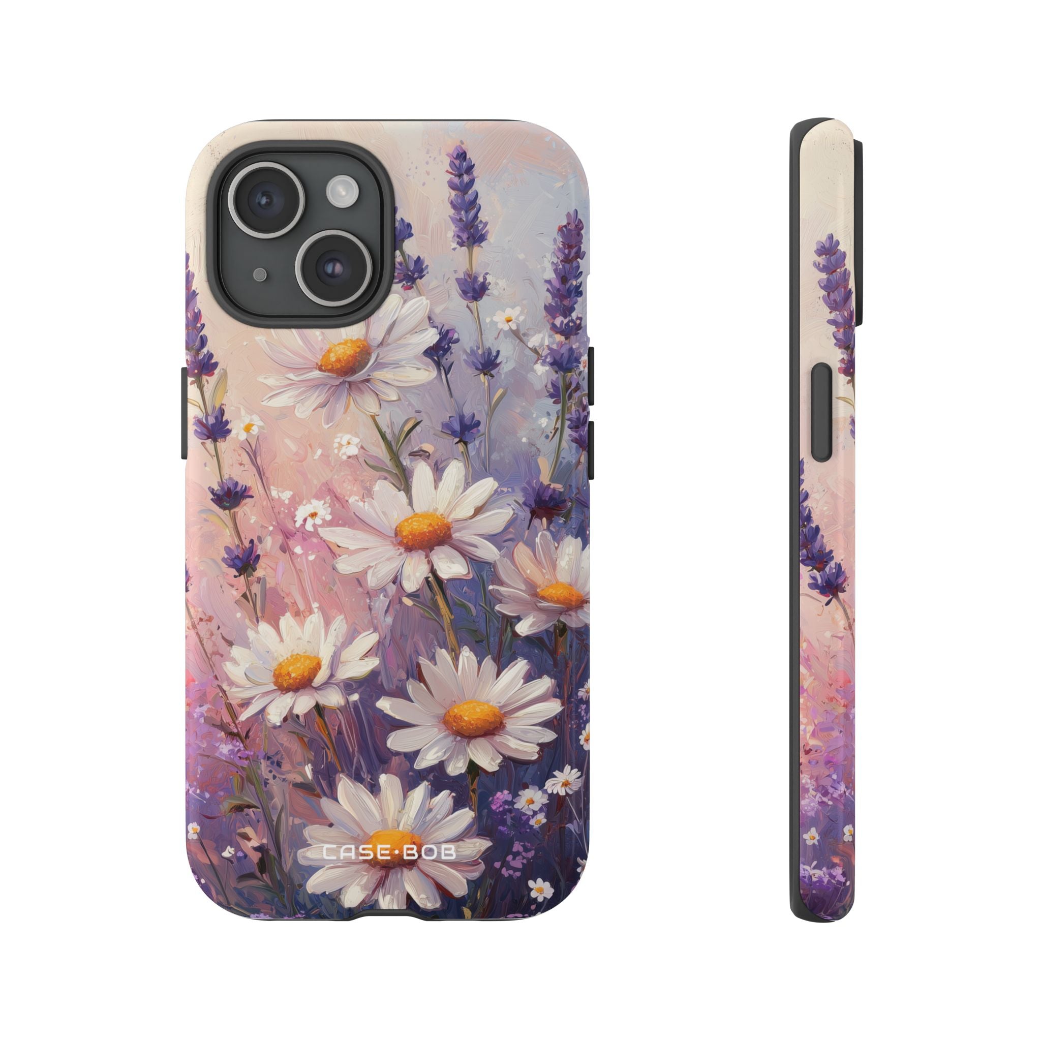 Daisy Lavender Bloom iPhone 15 Case - Tough