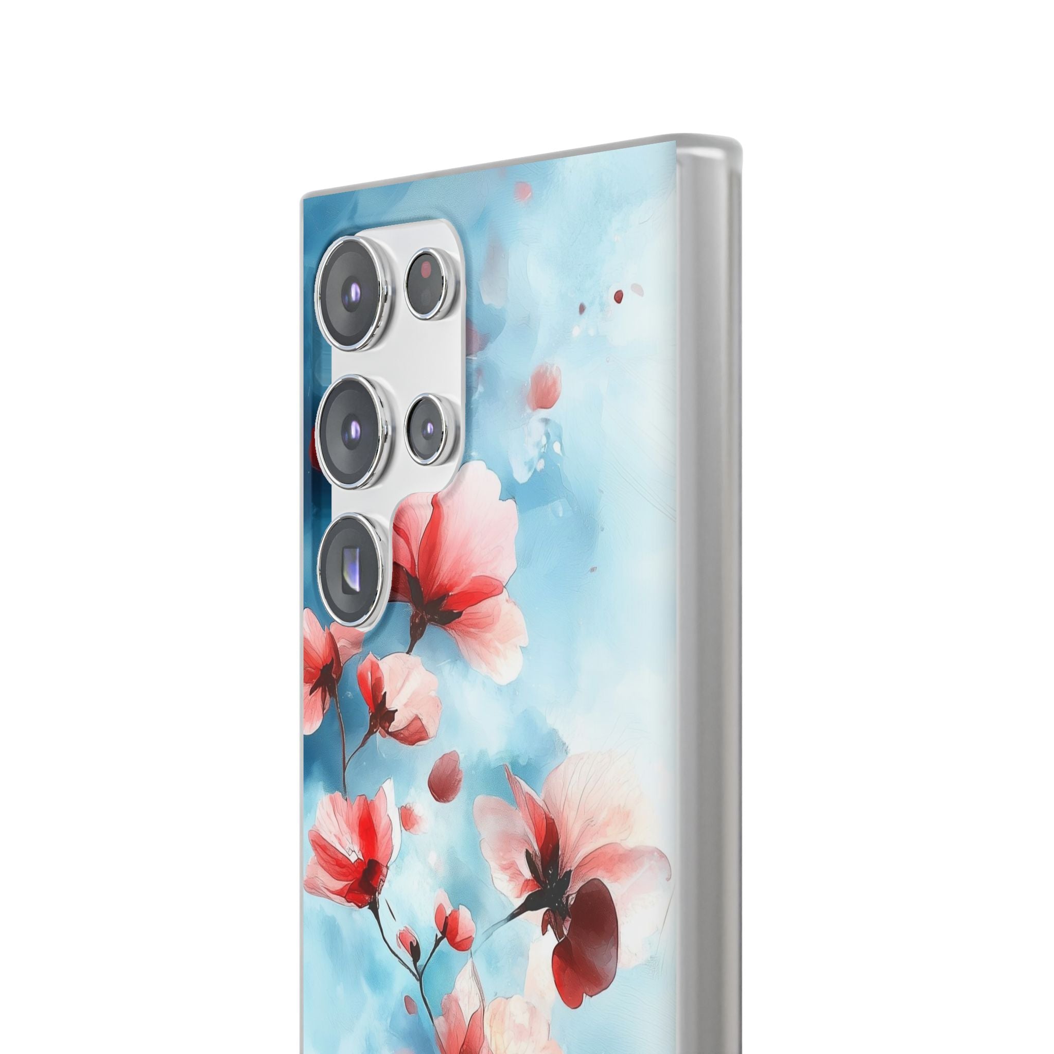 Pink Blossom Drift Samsung S23 Ultra Case - Soft