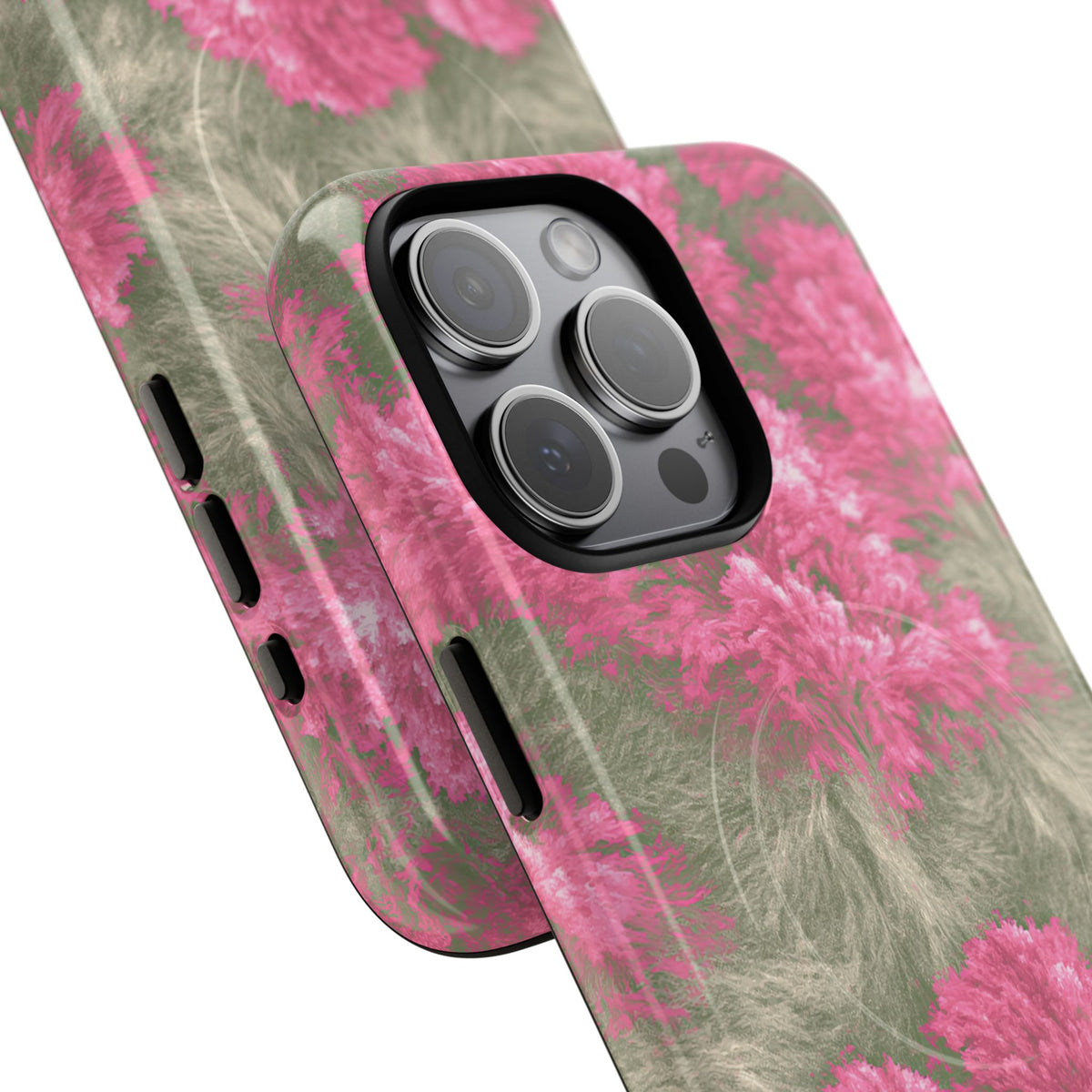 Digital Blossom · Tough 2.0 Magnetic Phone Case for iPhone · Pink