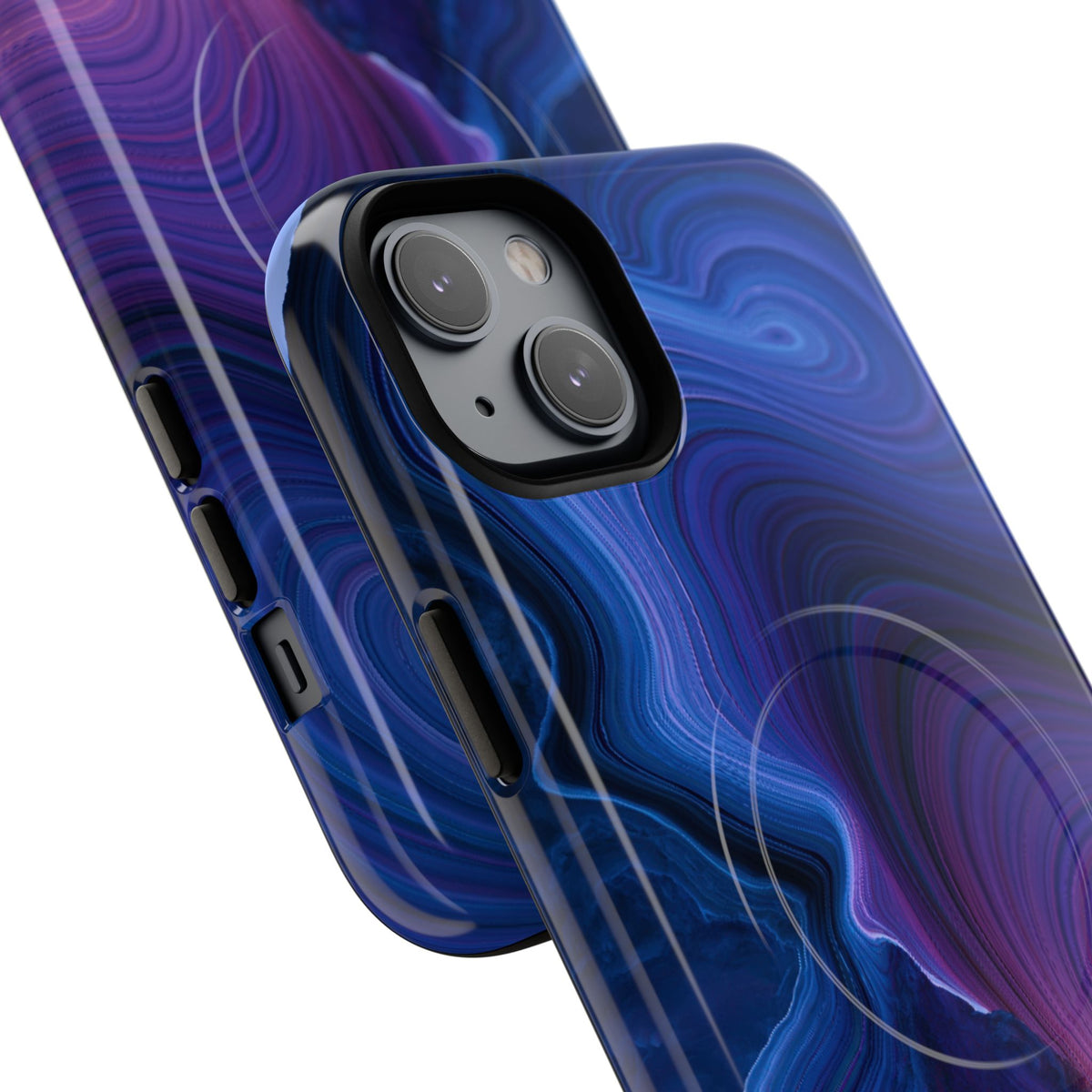Radiant Strata · Tough 2.0 Magnetic Phone Case for iPhone · Blue
