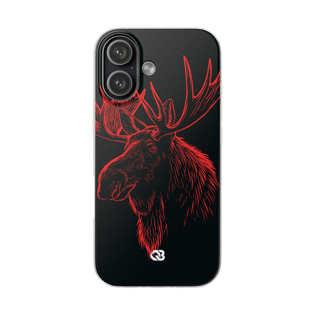 Nordic Elk · Lite Phone Case for iPhone · Black