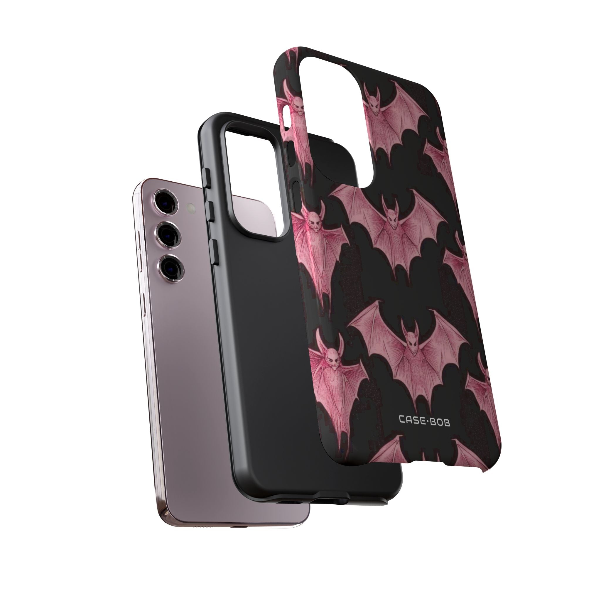 Pink Batwave Samsung S23 Plus Case - Tough