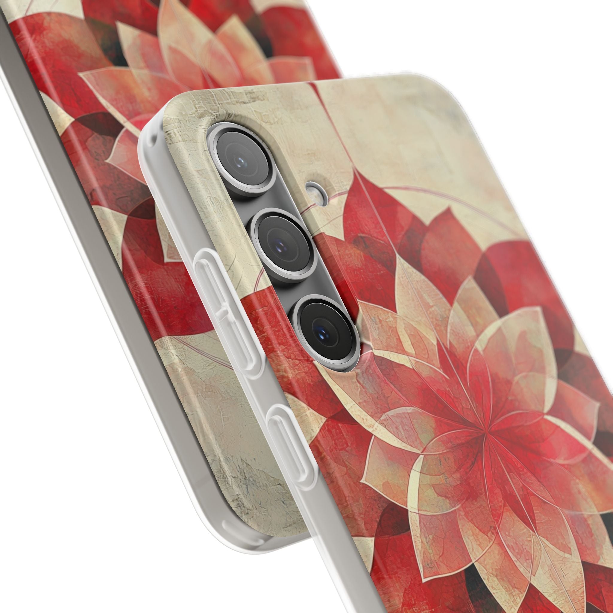 Crimson Petal Peak · Soft Phone Case for Samsung