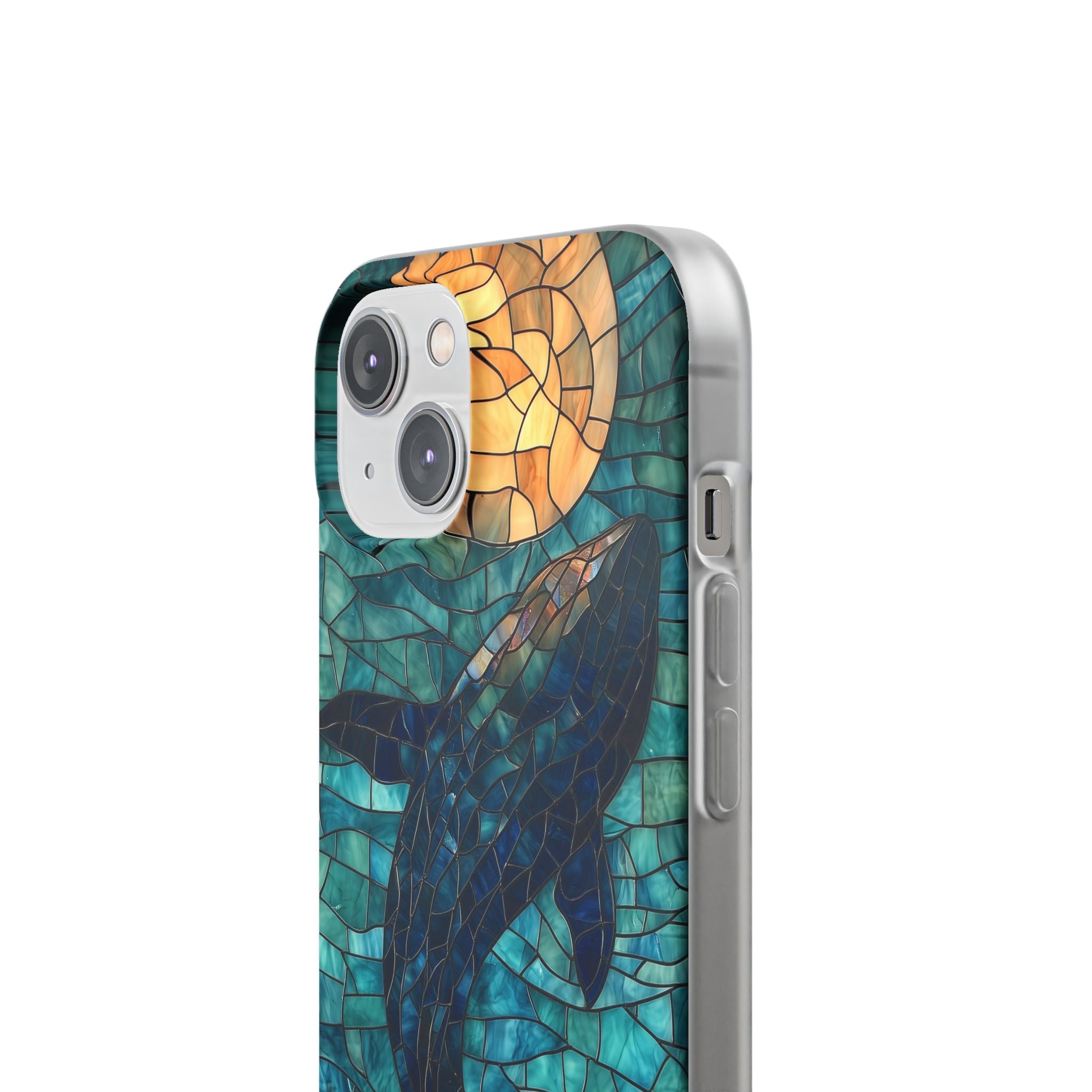 Celestial Whale iPhone 14 Cover - Blød