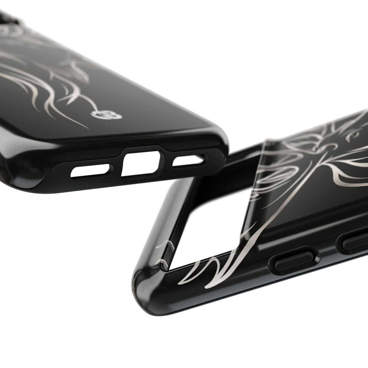 Nordic Moose Contour · Tough Phone Case for Pixel · Black