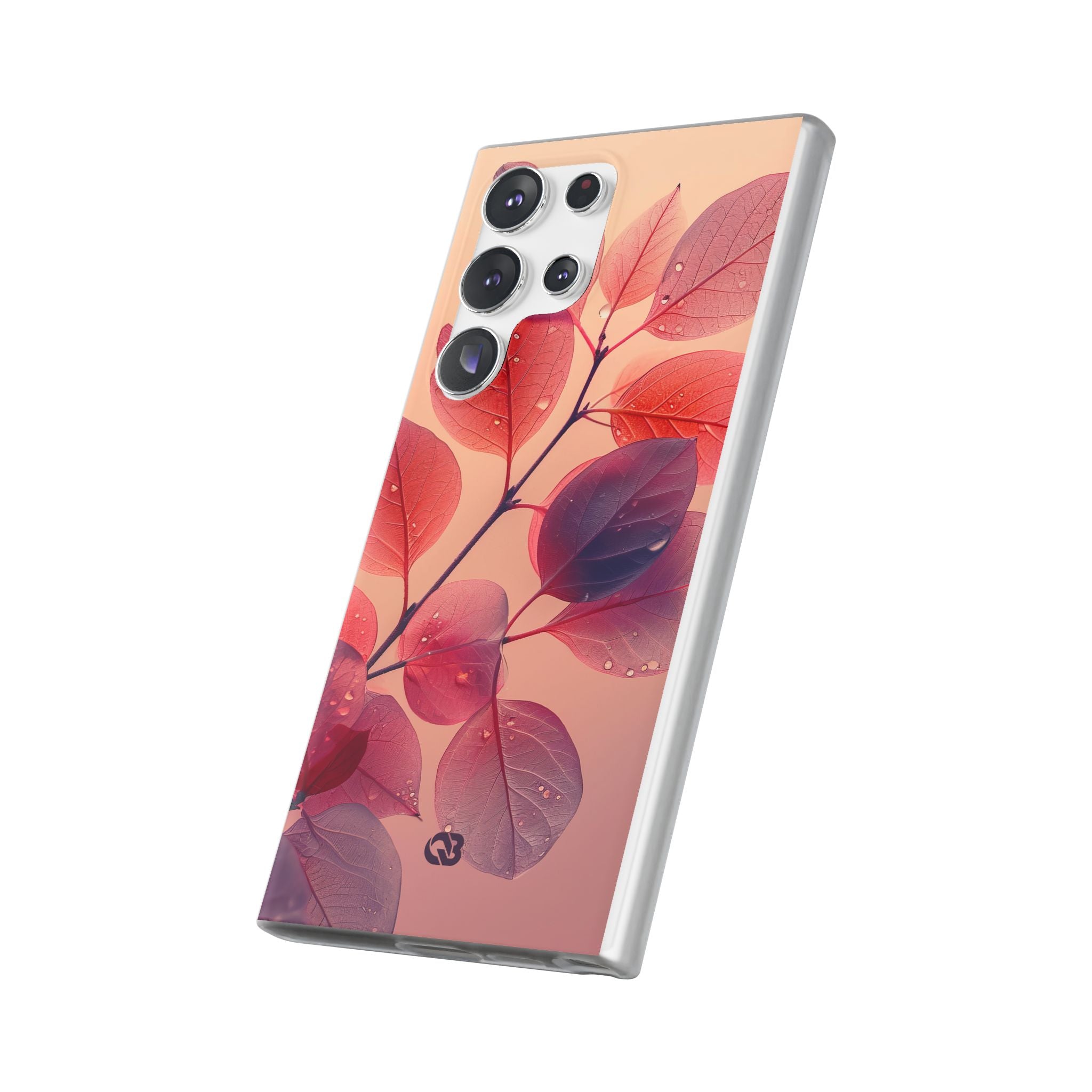 Dewy Magenta Foliage · Soft Phone Case for Samsung