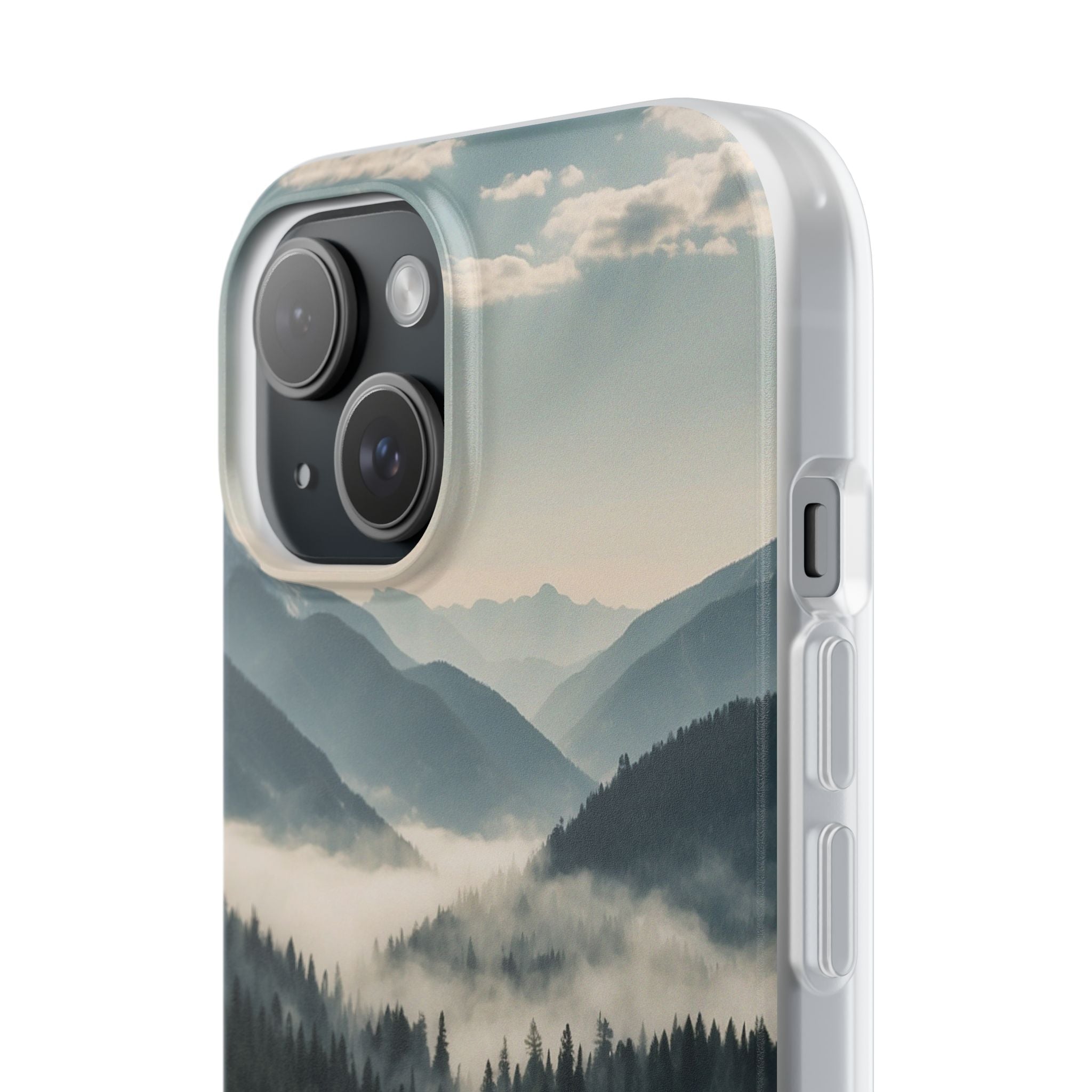 Evergreen Mist iPhone 15 hoesje - Soft