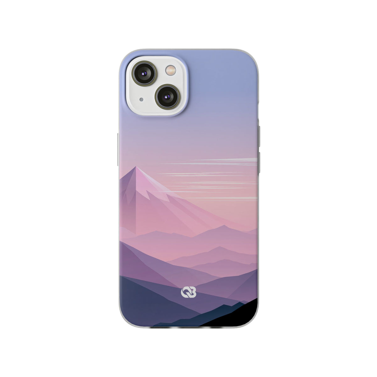 Purple Lite Phone Case for iPhone - Lavender Alpine Dawn