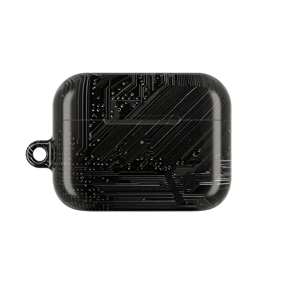 Obsidian Circuitry · Hard Case for AirPods & AirPods Pro · Black