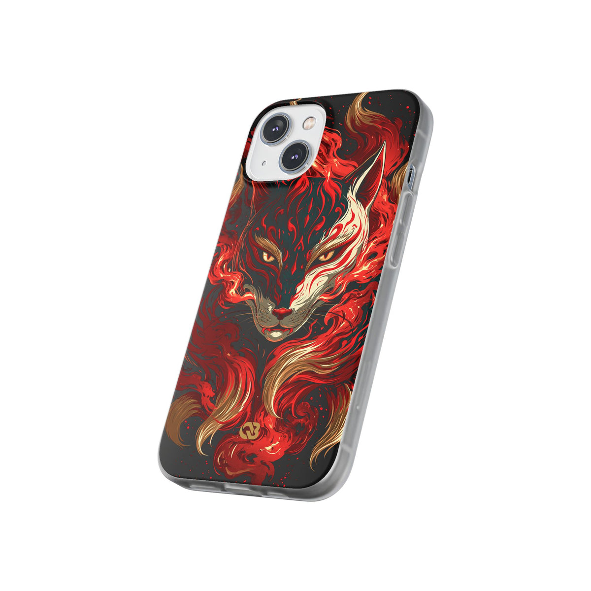 Crimson Kitsune Spirit · Lite Phone Case for iPhone · Red