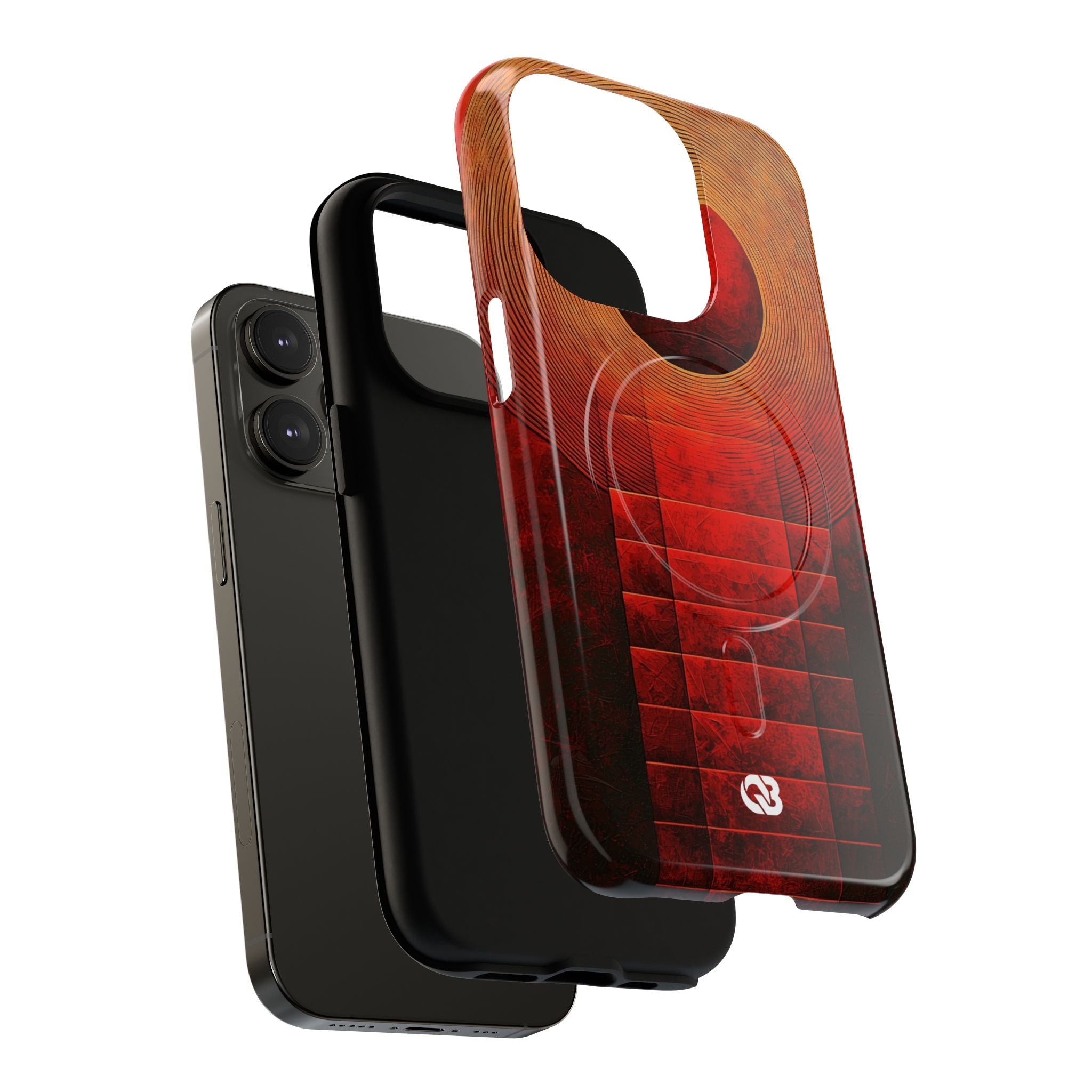 Crimson Solar Halo · Tough+ Capa para iPhone · Magsafe