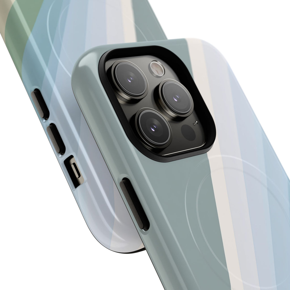 Green Tough 2.0 Magsafe Phone Case for iPhone - Sage Prism Beam